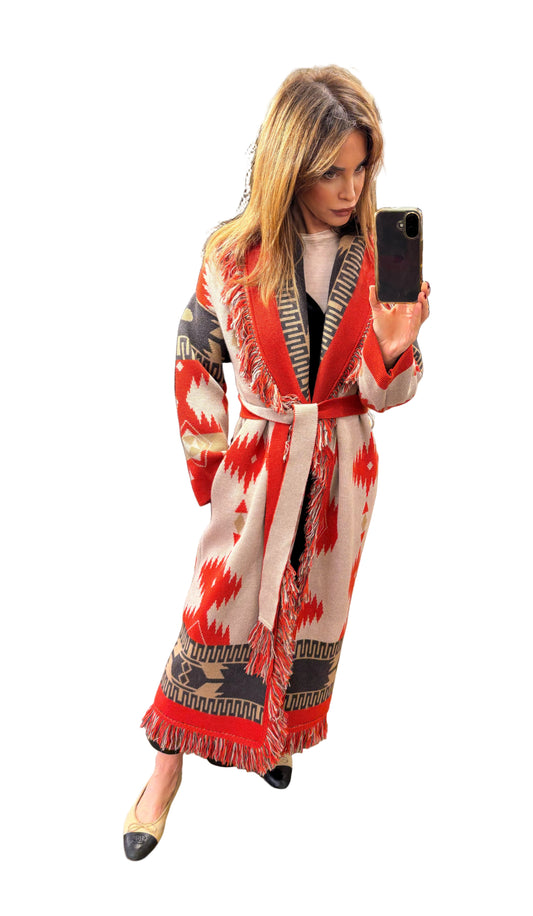 Alanui cardigan  Icon jacquard cashmere xs