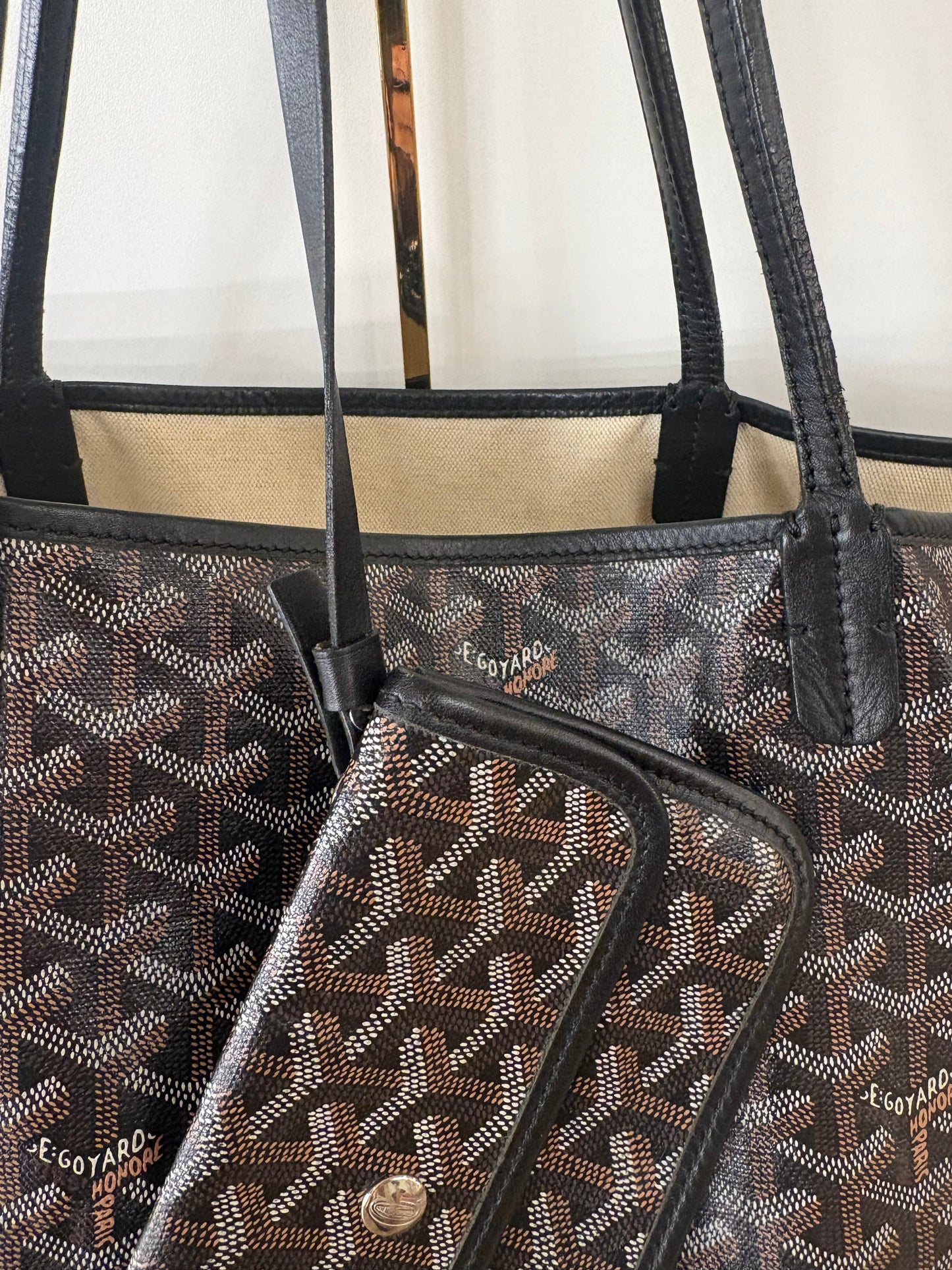 Goyard Saint Louis GM nero/marrone
