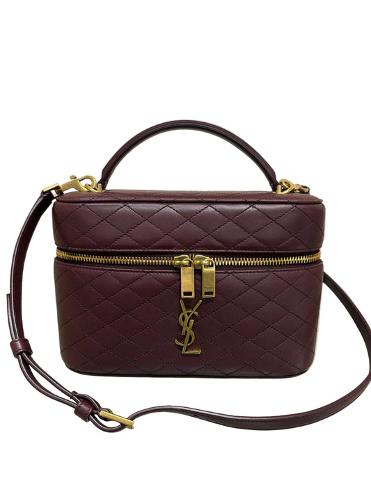 Saint Laurent Gaby Vanity Rouge Cabernet. Nuovo