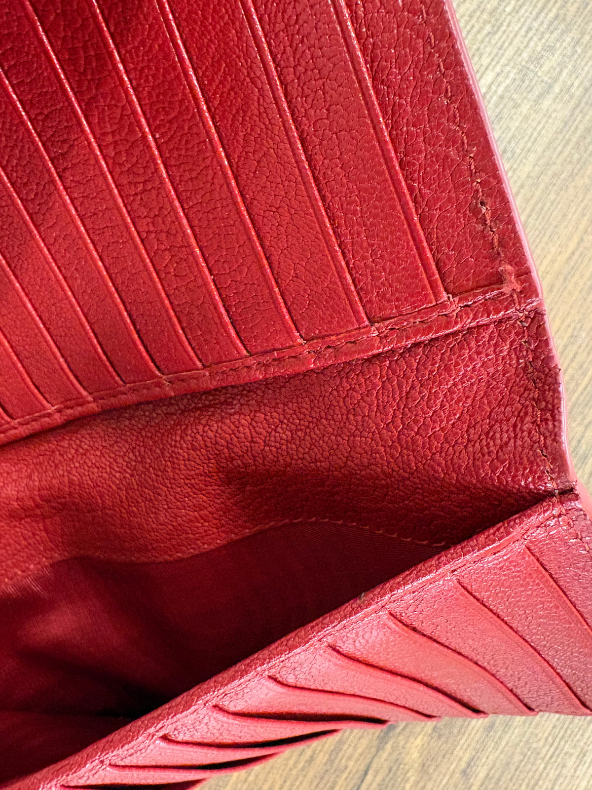Miu Miu portafoglio in pelle rosa