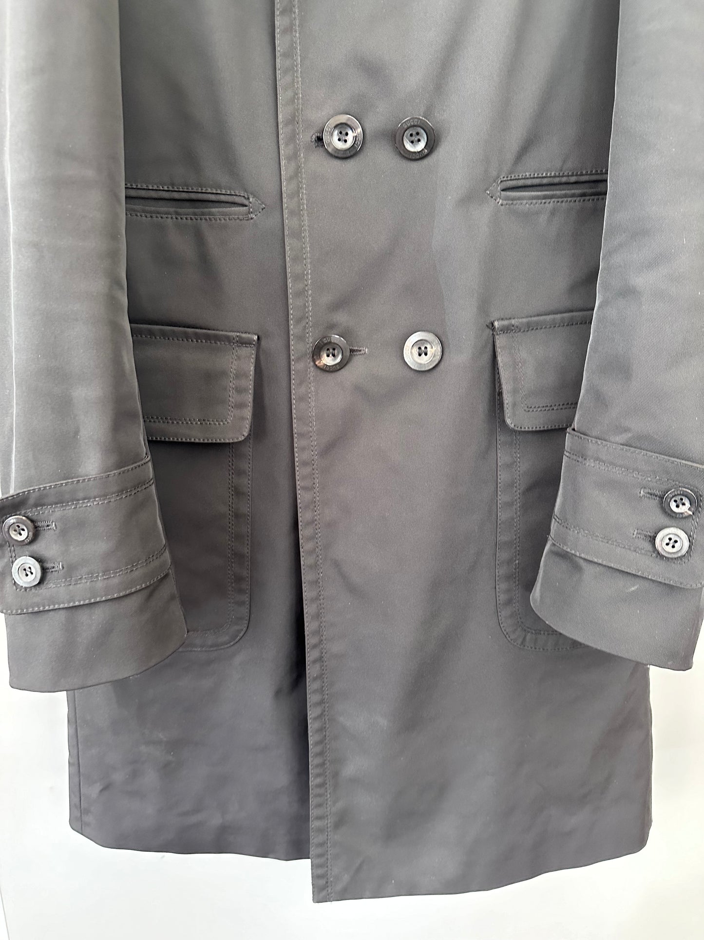 Gucci trench tecnico uomo 46/48