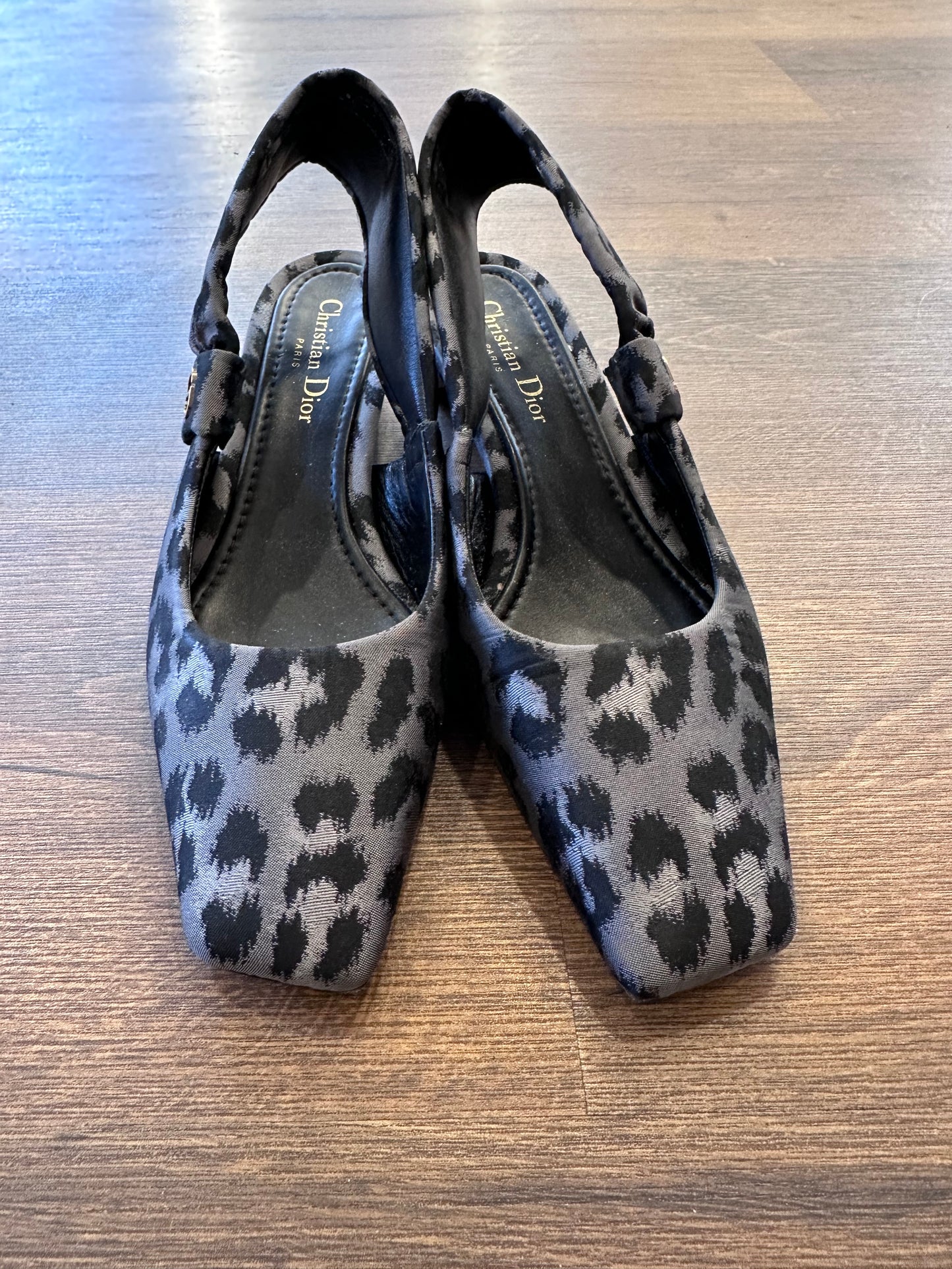 Dior Mizza slingback leo grigio