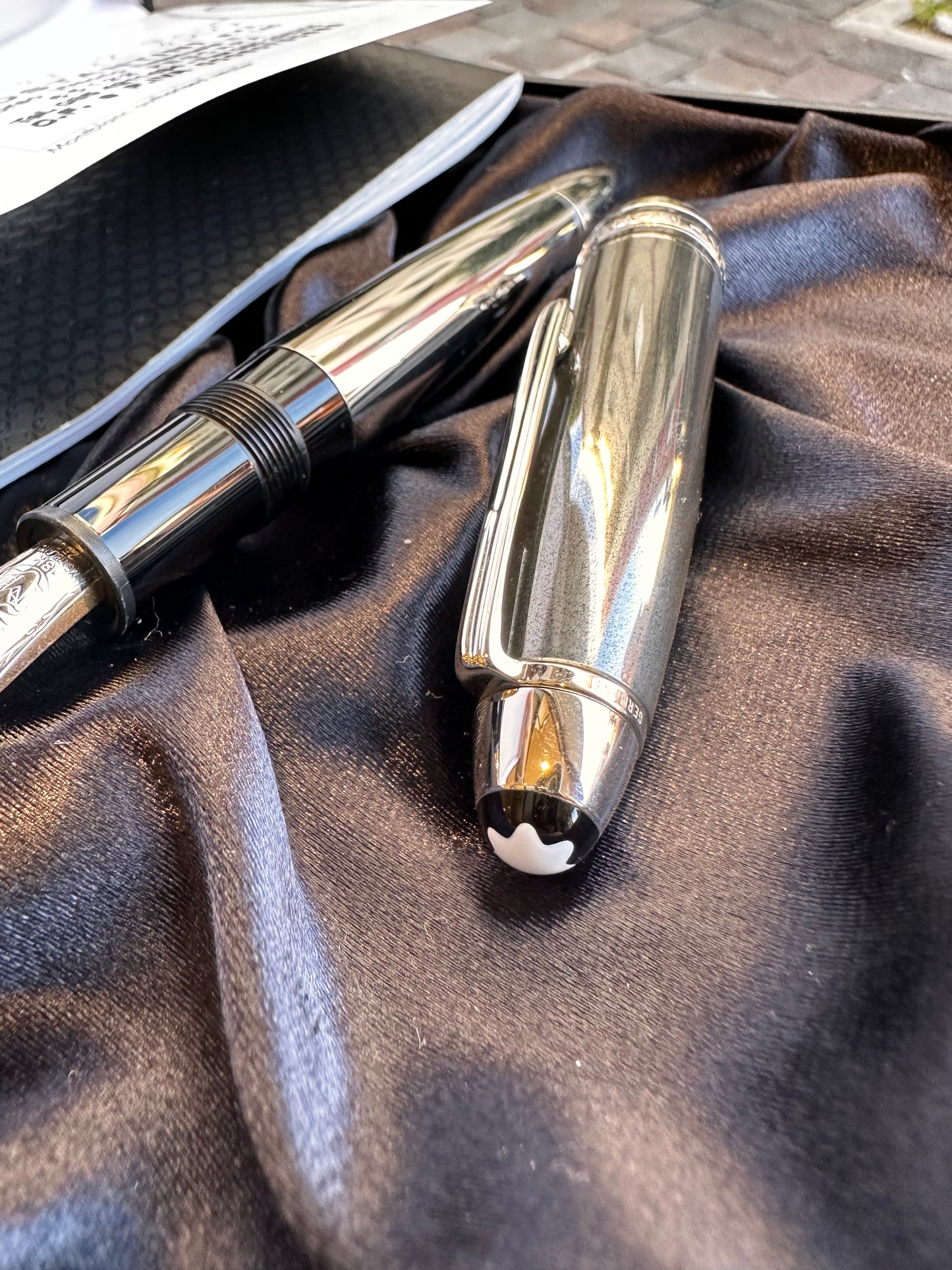 MONTBLANC MEISTERSTÜCK SOLITAIRE STILOGRAFICA 146 LE GRAND ACCIAIO