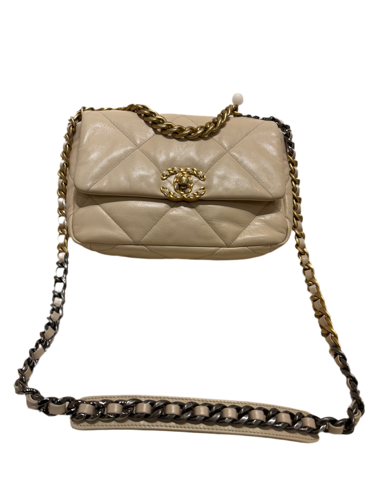 Chanel borsa  C19 small agnello