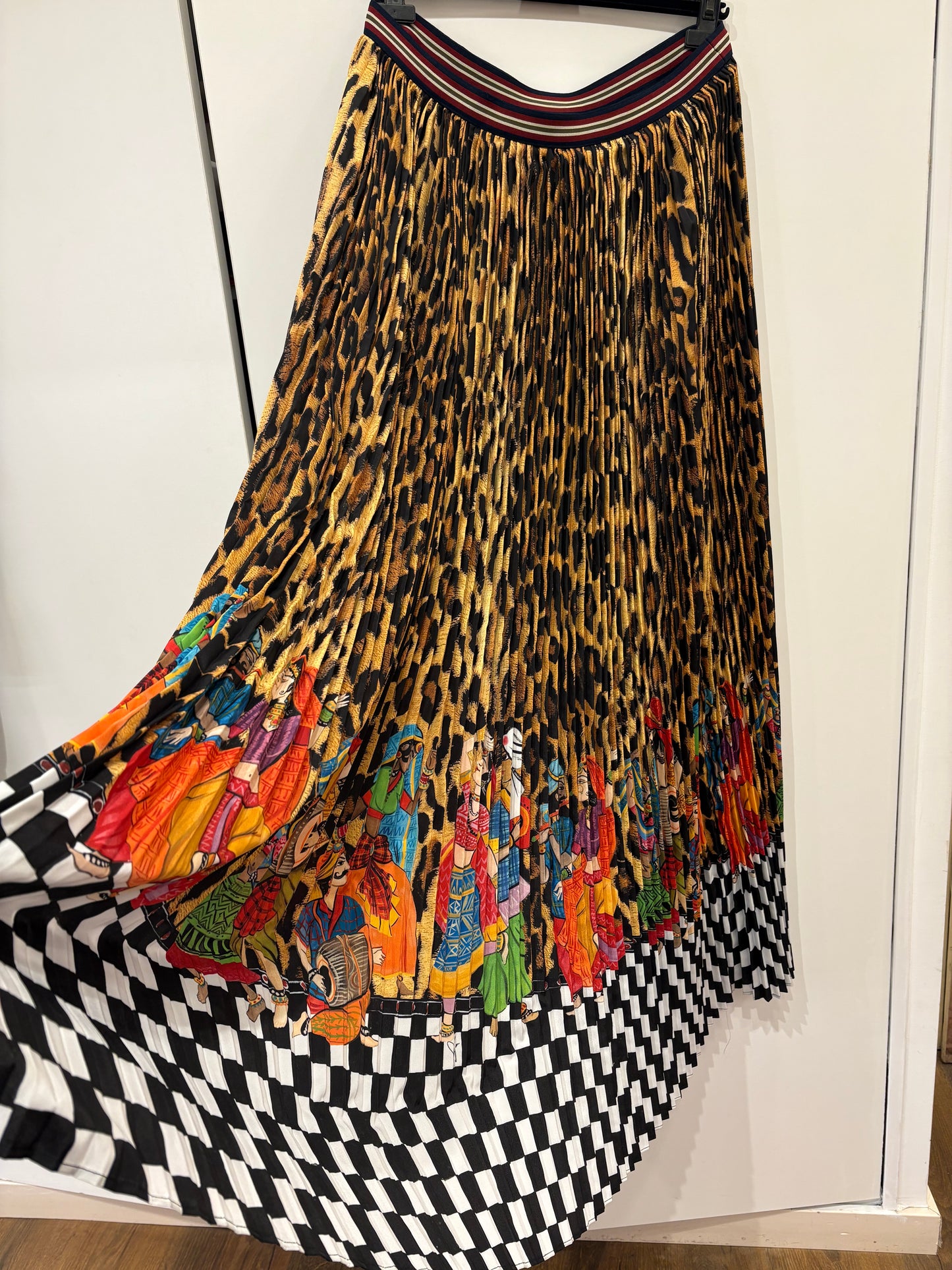 Stella Jean gonna lunga stampa leo ita 44/46