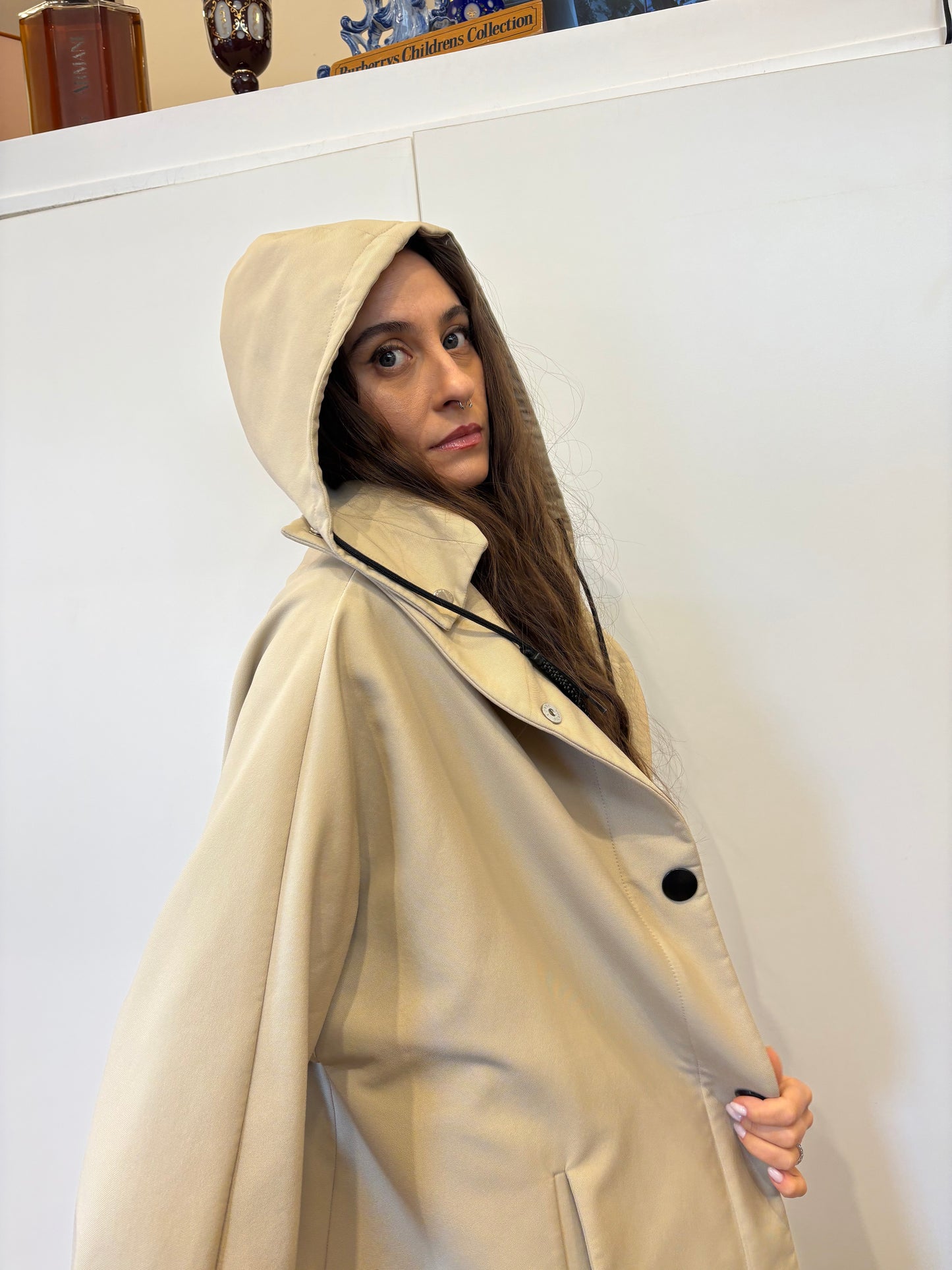 Prada trench oversize 40