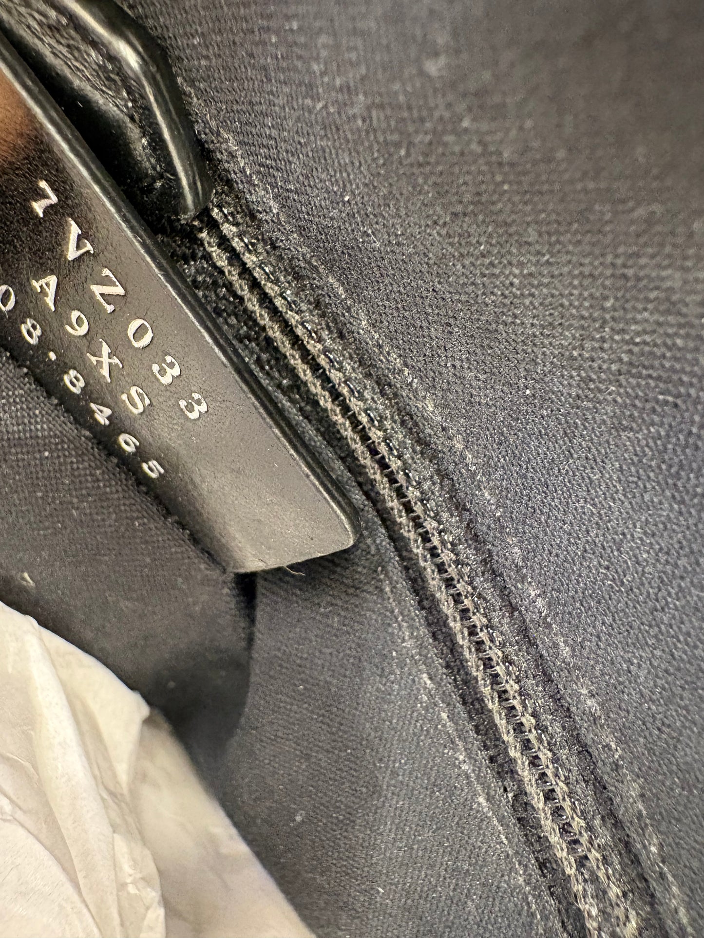 Zaino Monospalla Fendi FF Diagonal in Pelle e Tela Monogram  NeroTabacco