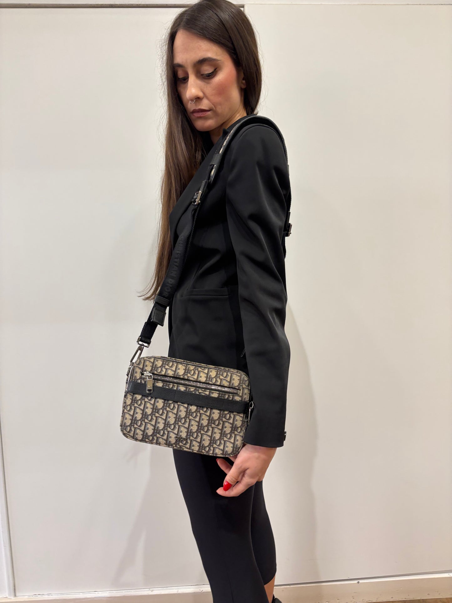 Dior Safari in jacquard Dior Oblique uomo