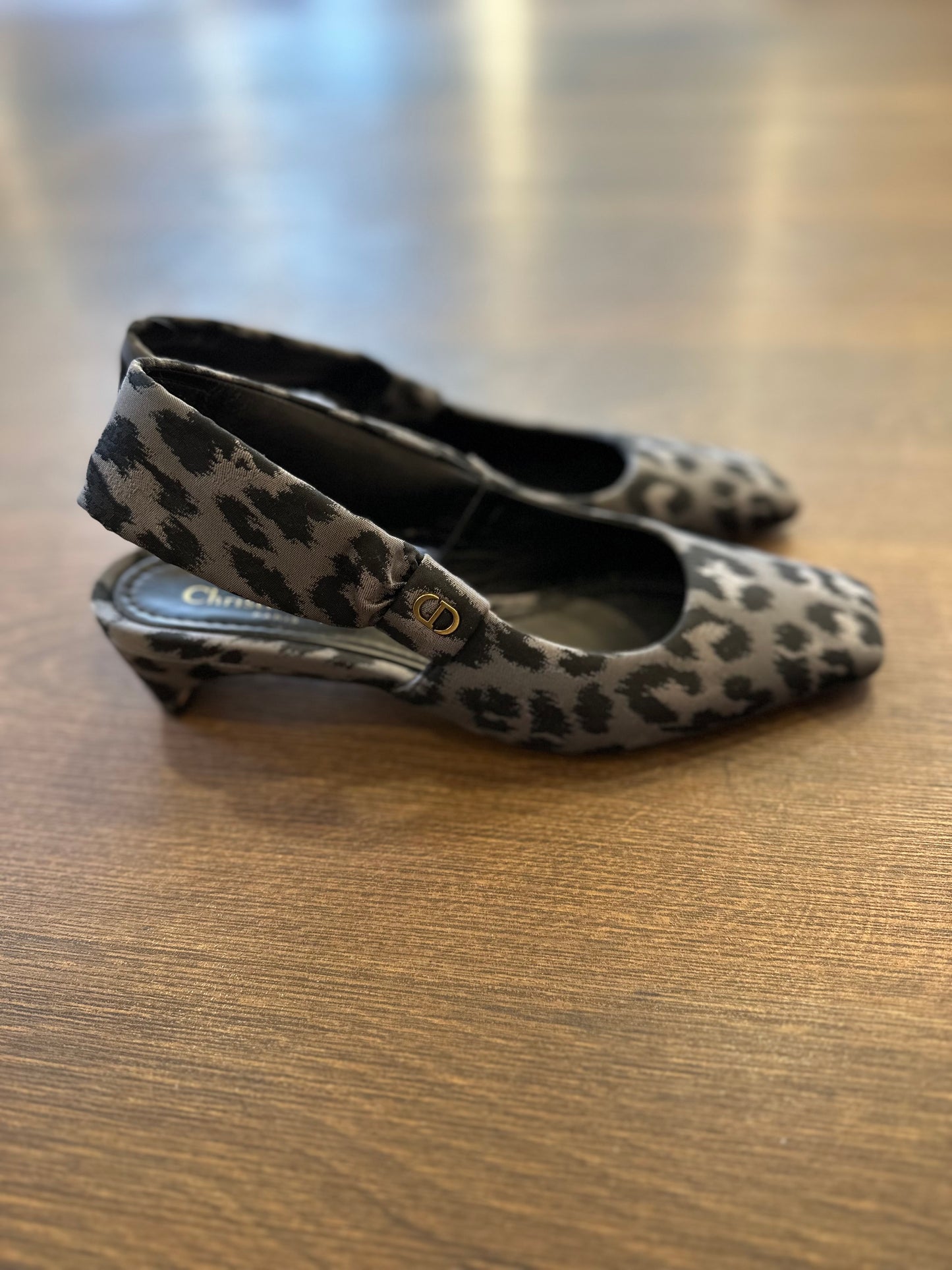 Dior Mizza slingback leo grigio