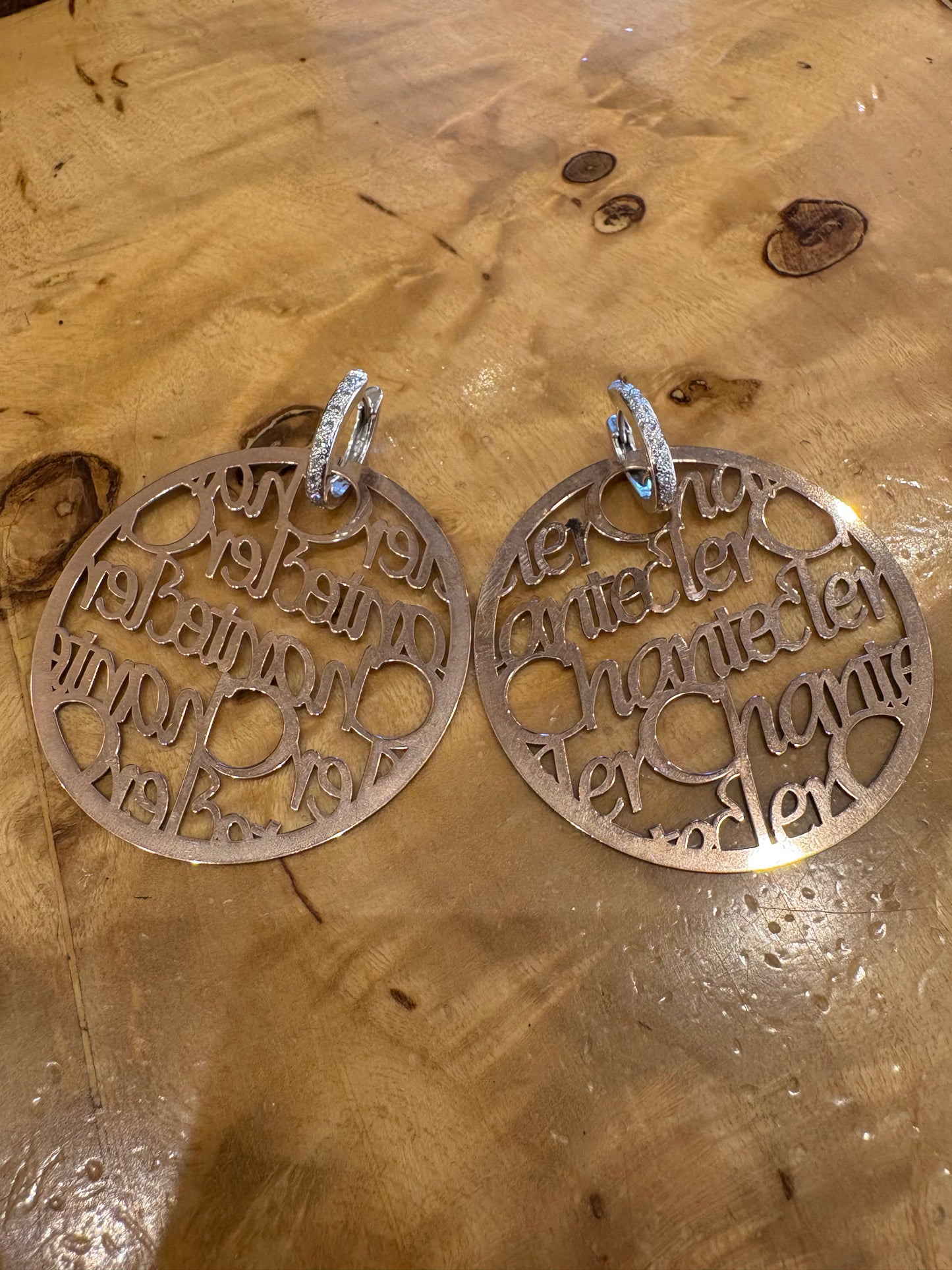 Chantecler orecchini oro rosa e diamanti