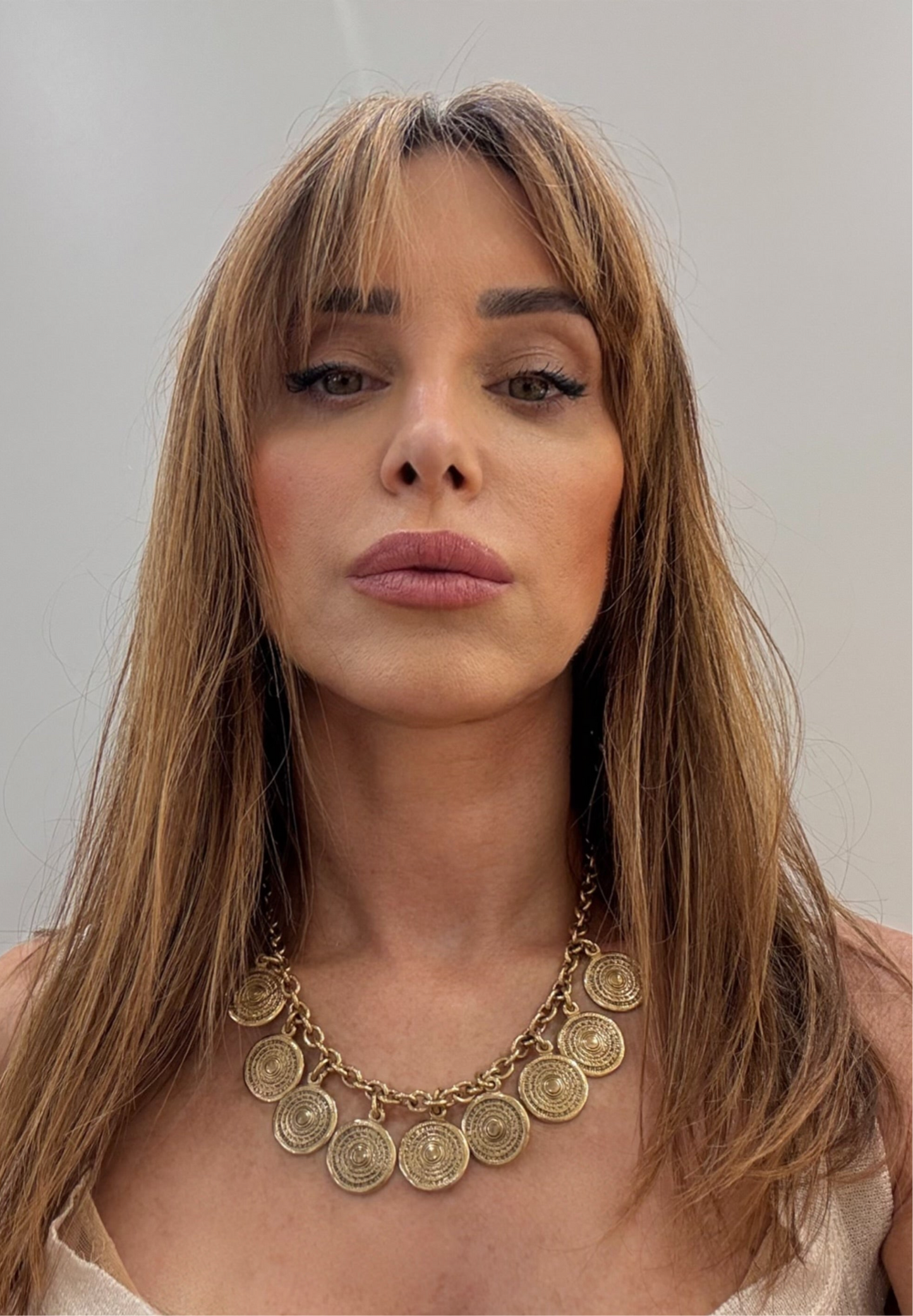 Yves Saint Laurent collana monete vintage