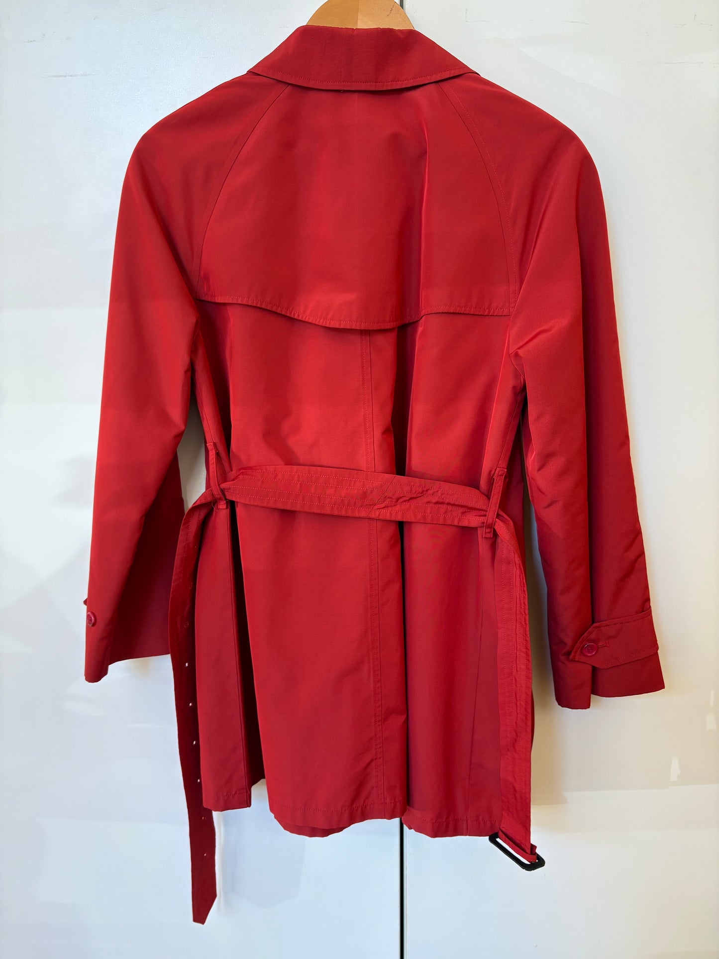 Burberry trench tecnico sfoderato  rosso