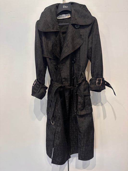 Dior trench sfoderato tecnico con monogram