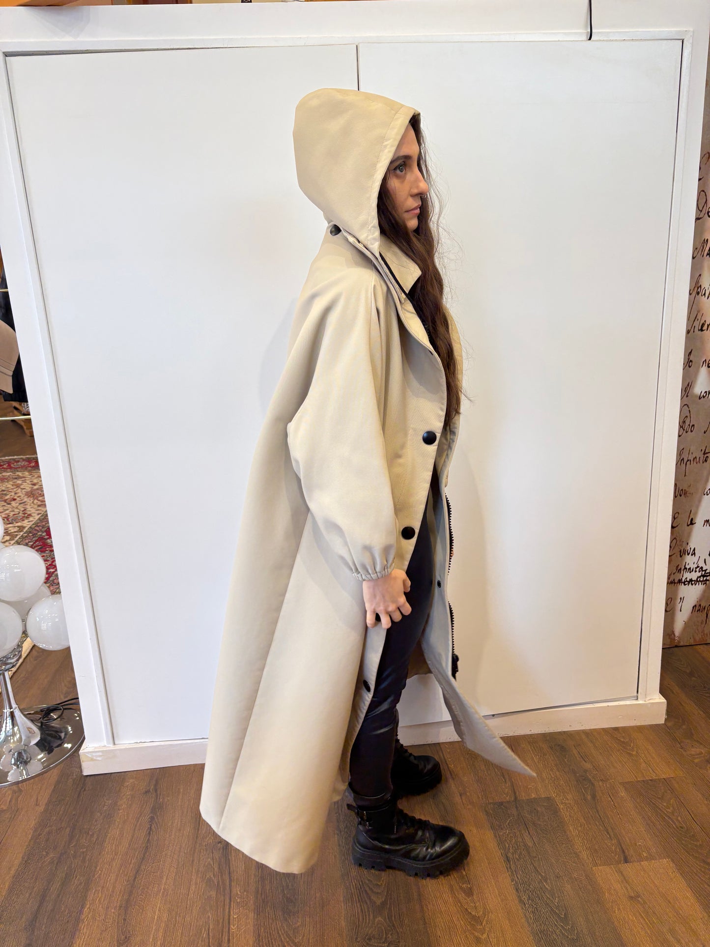 Prada trench oversize 40