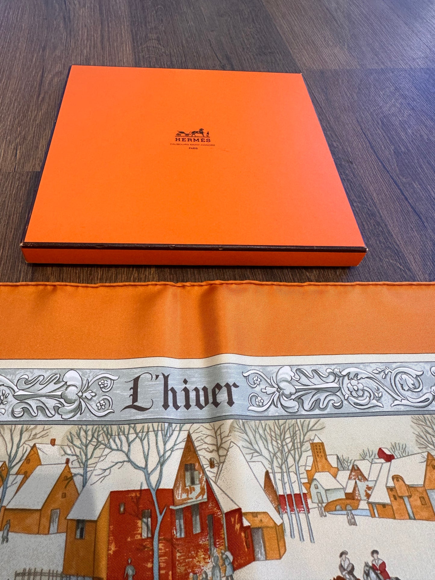 Hermès Paris foulard seta 90x90