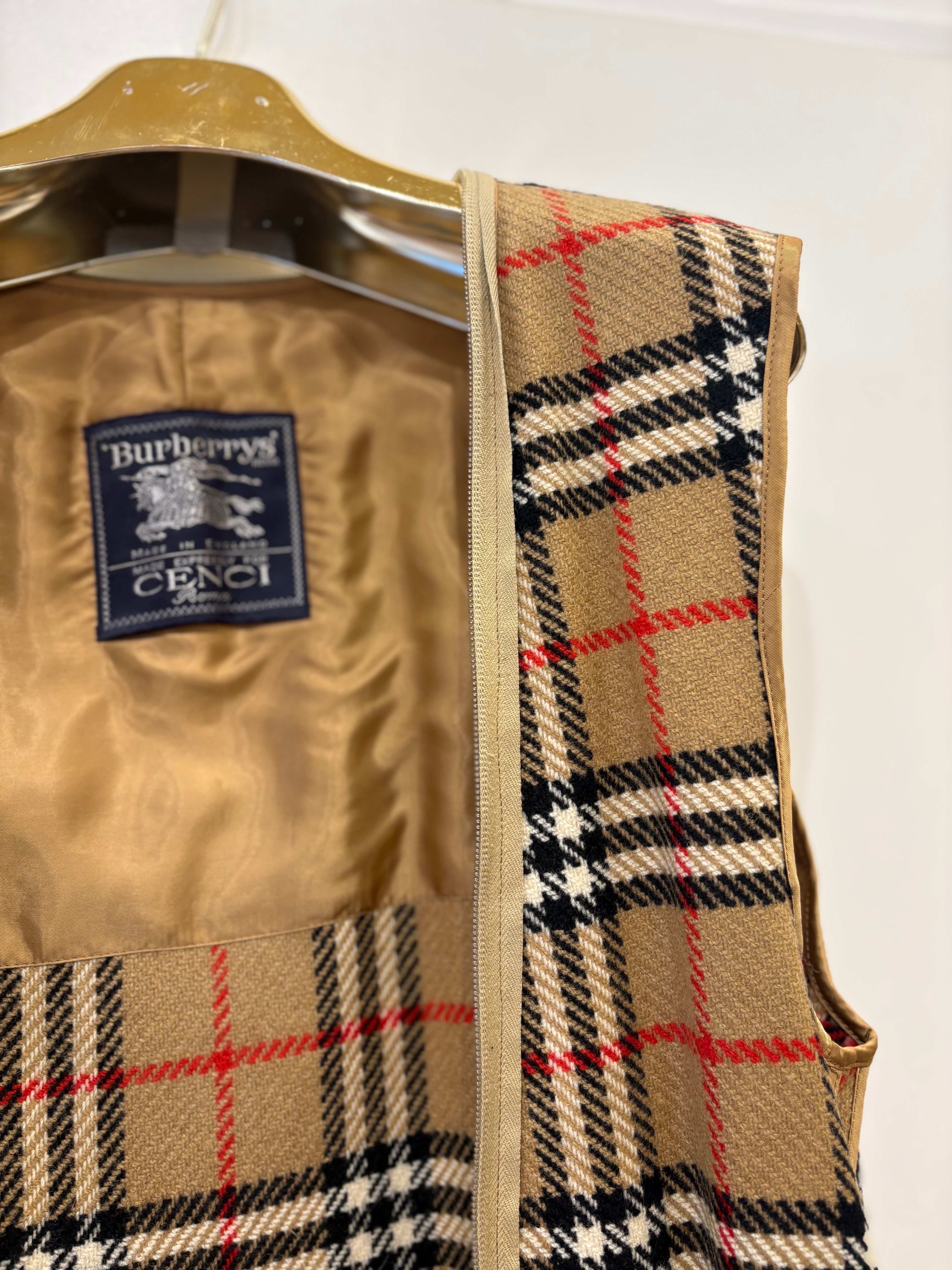 Burberry x Davide Cenci Edizione d'Archivio con Interno in Lana