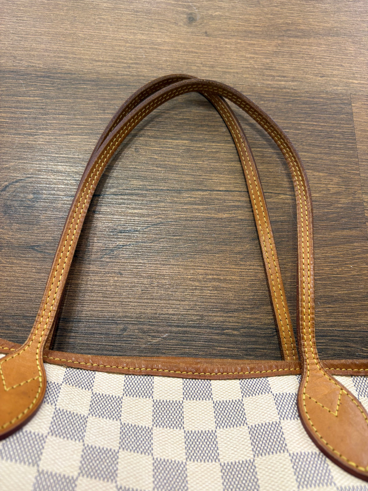 Louis Vuitton Neverfull MM in Tela Damier Azur