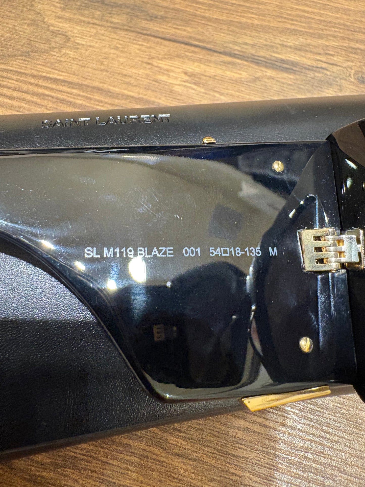 Saint Laurent occhiali da sole  SL M119 BLAZE nero