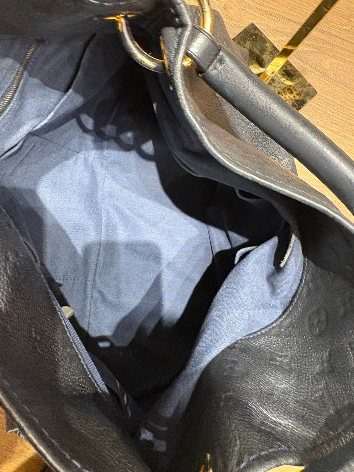 Louis Vuitton Artsy gm in pelle blu notte/midnight blue
