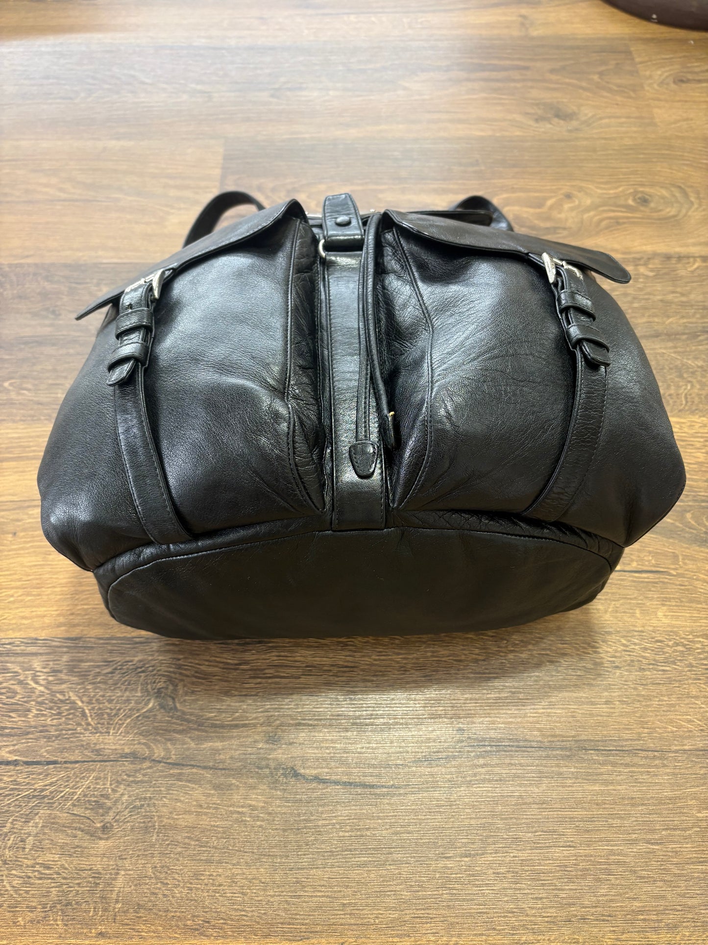 Prada zaino in pelle nero
