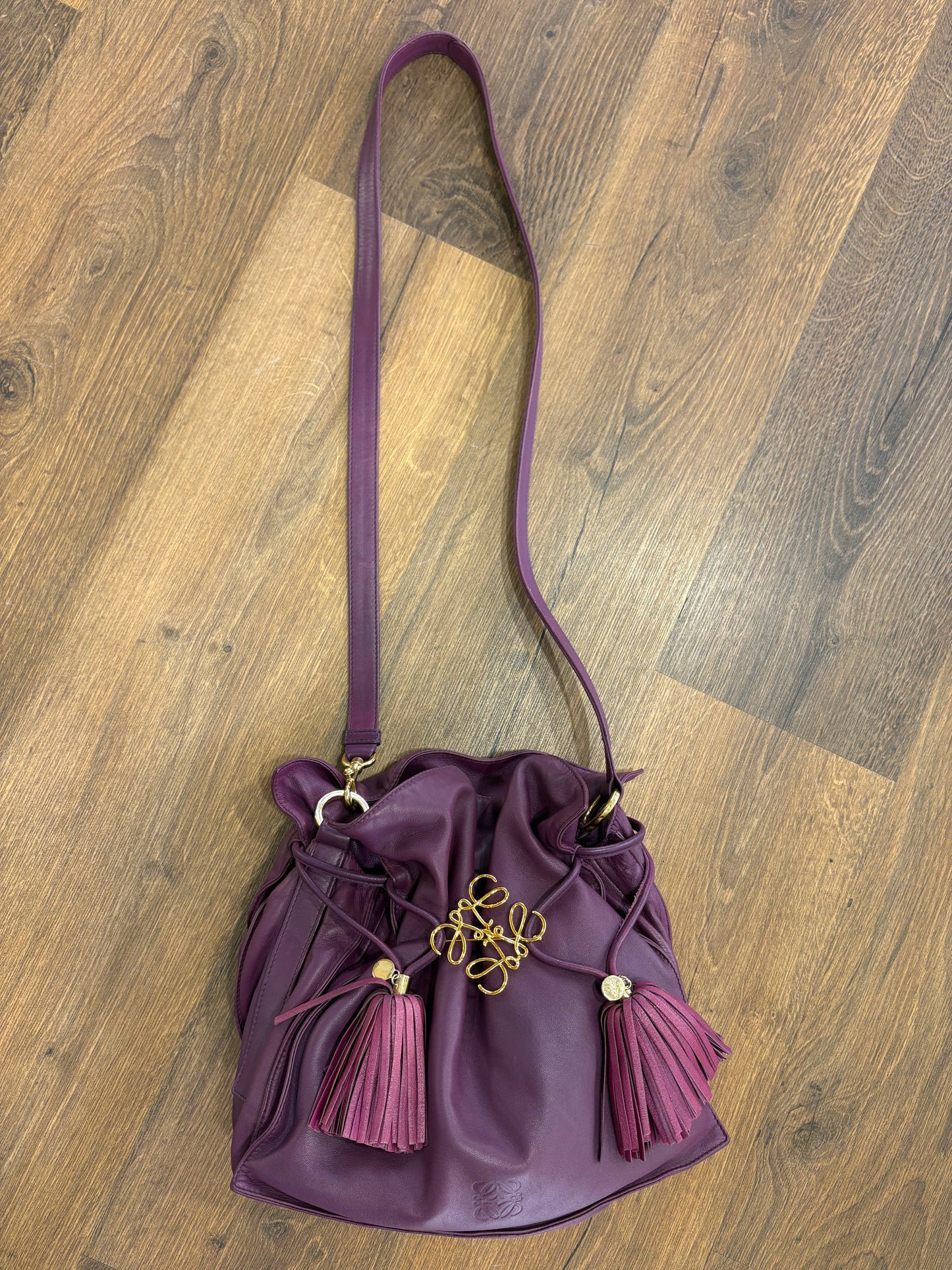 Loewe Flamenco Anagram Tassel Shoulder Bag