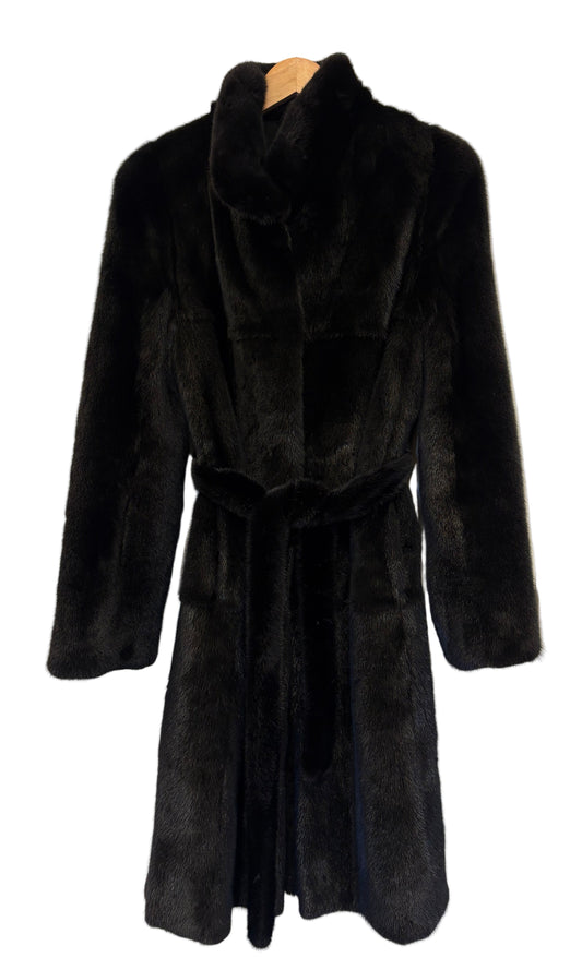 Cappottino nero in visone 38/40