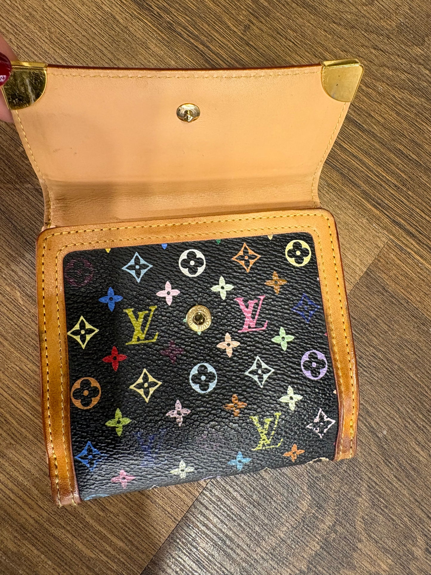 Louis Vuitton portafoglio Eugenie in tela multicolor