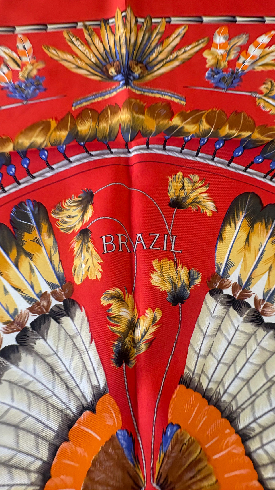 Hermès Paris scarf seta Brazil