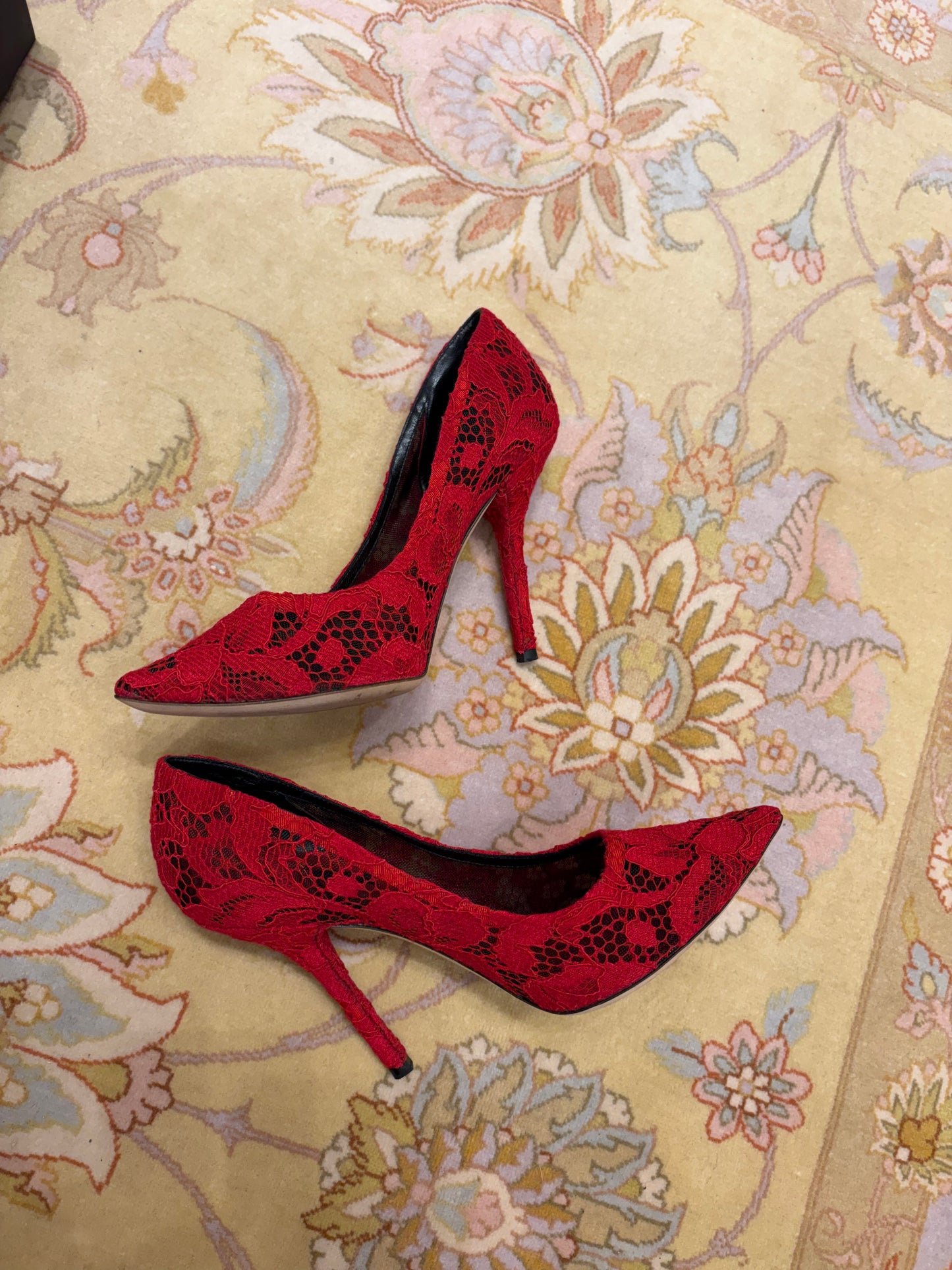 Dolce Gabbana décolleté in pizzo 38.5