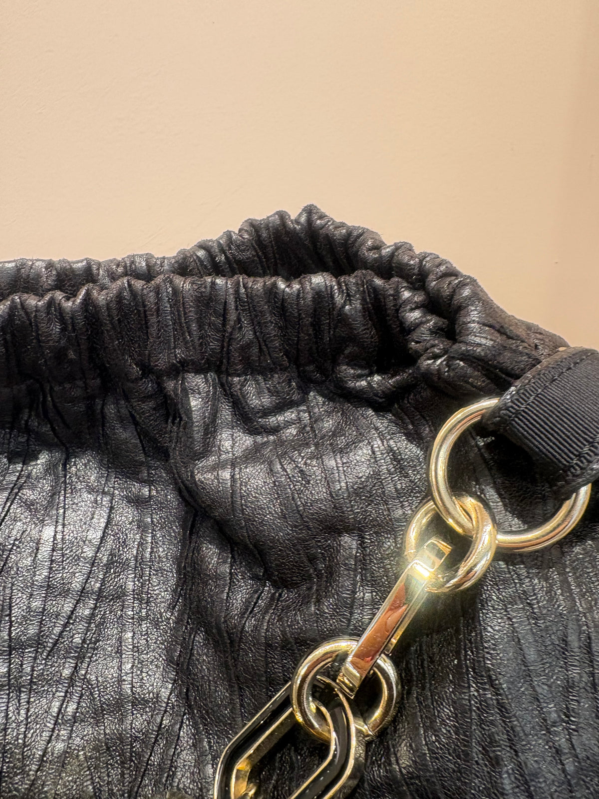 Stella McCartney Falabella Borsa Hobo Vintage in Ecopelle  Arricciata