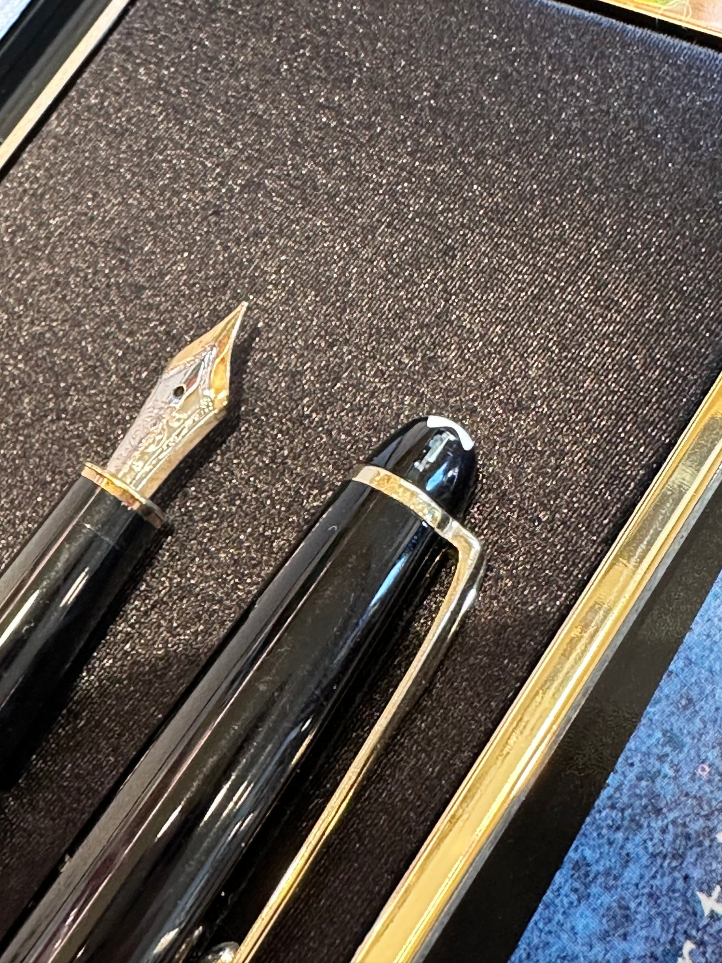 Montblanc penna stilografica pennino oro 18kt