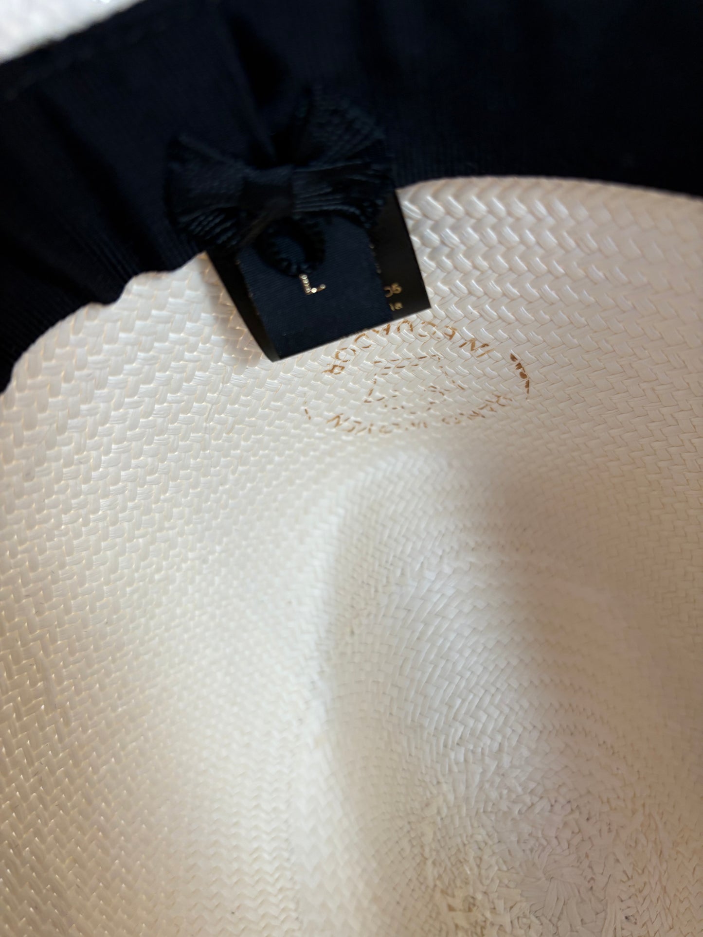 Borsalino cappello Claudette Panama fine tesa larga