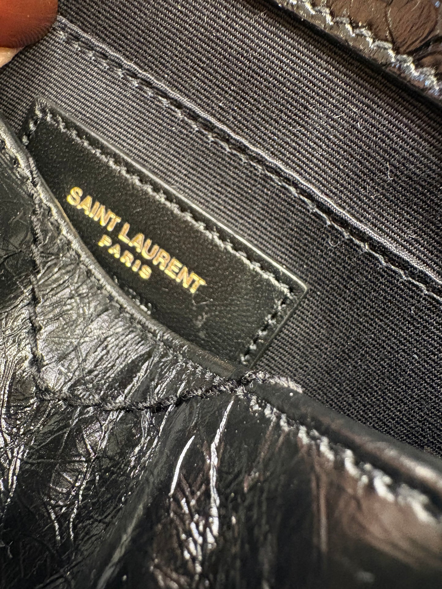 SAINT LAURENT BORSA NIKI MINI IN PELLE VINTAGE