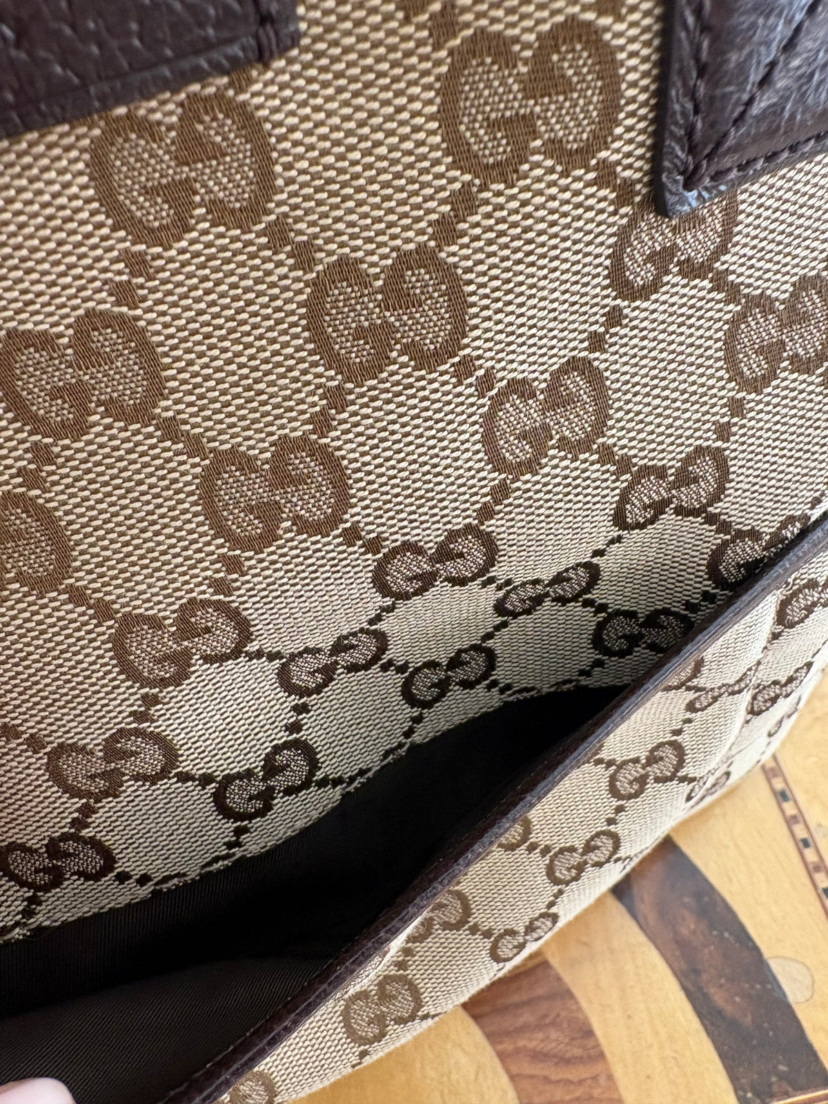Gucci borsa shopping Borsa Tote Squadrata Gucci GG Canvas