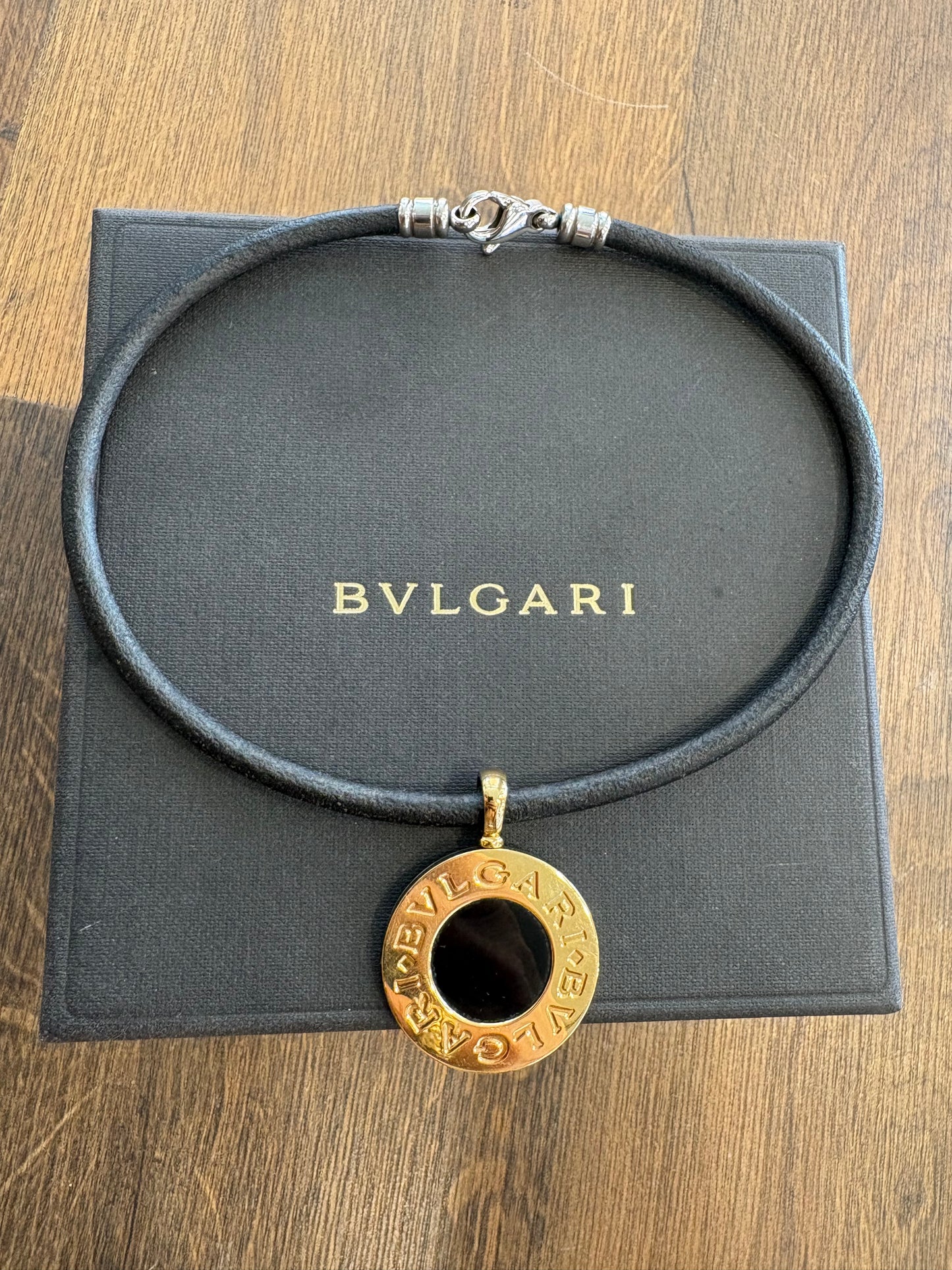 Bvlgari collana Reversibile oro giallo / acciaio