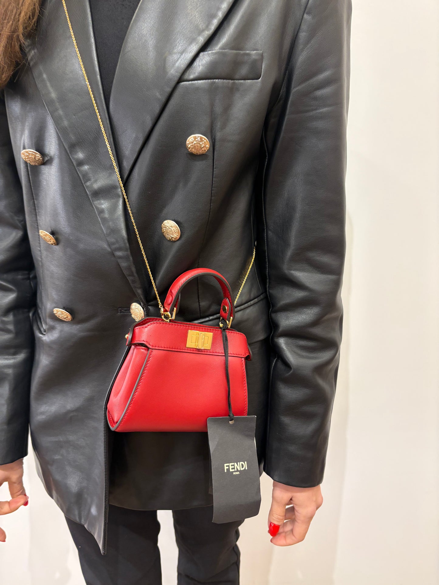 Fendi Nano Peekaboo nuova