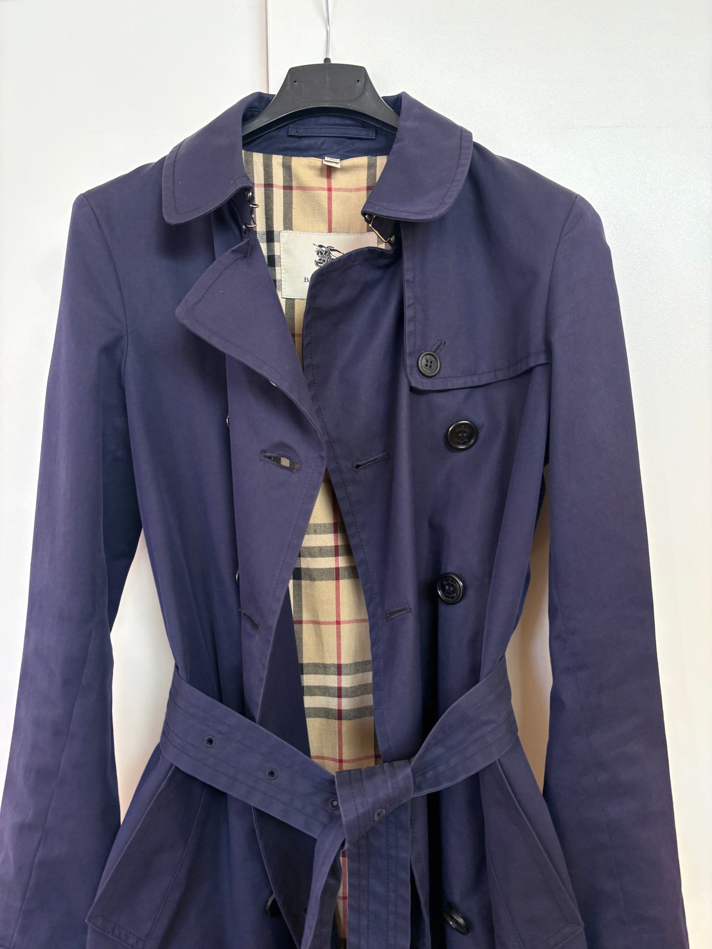 Burberry trench blu ita 38