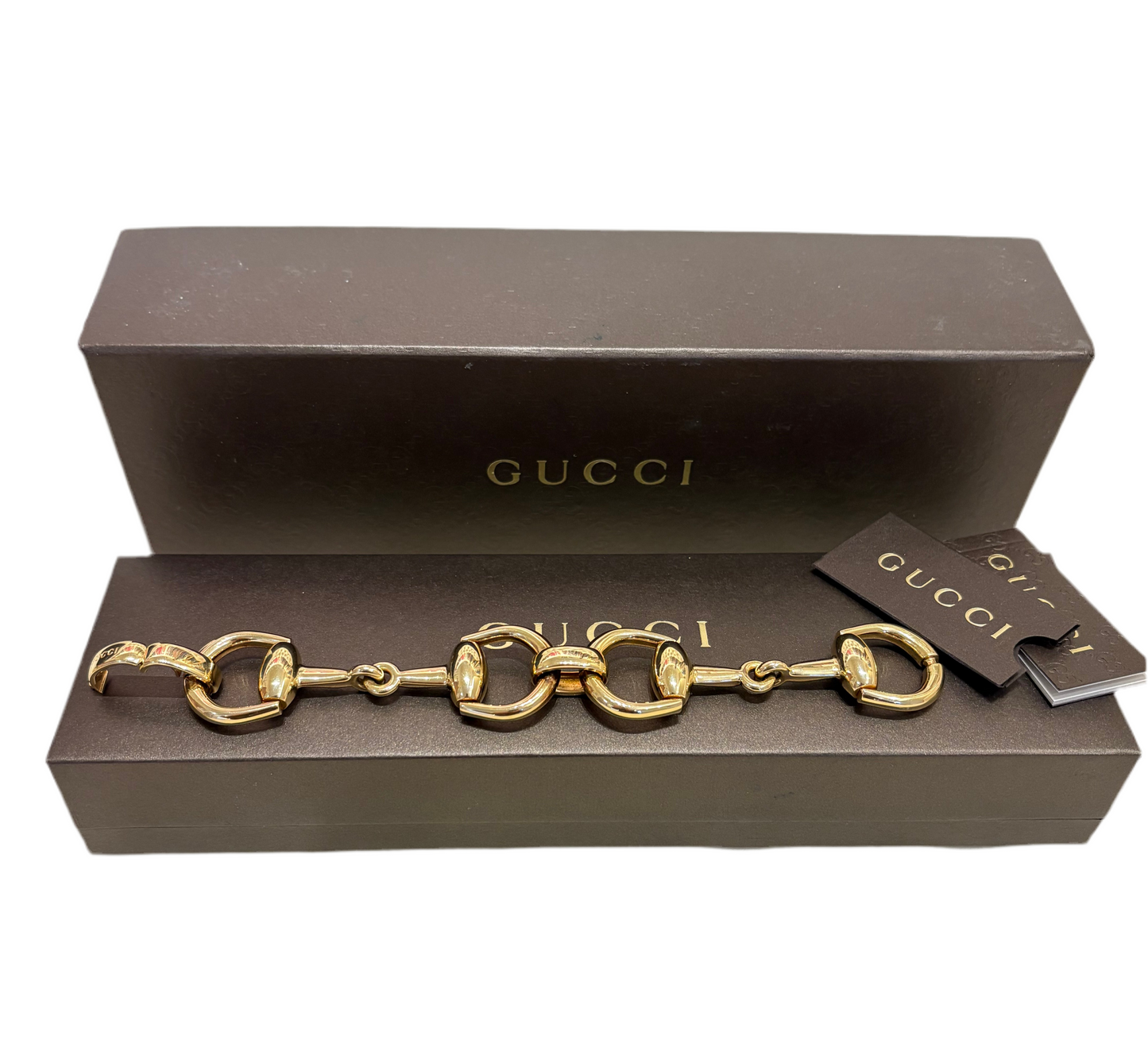 Gucci bracciale Horsebit in oro giallo 18Kt