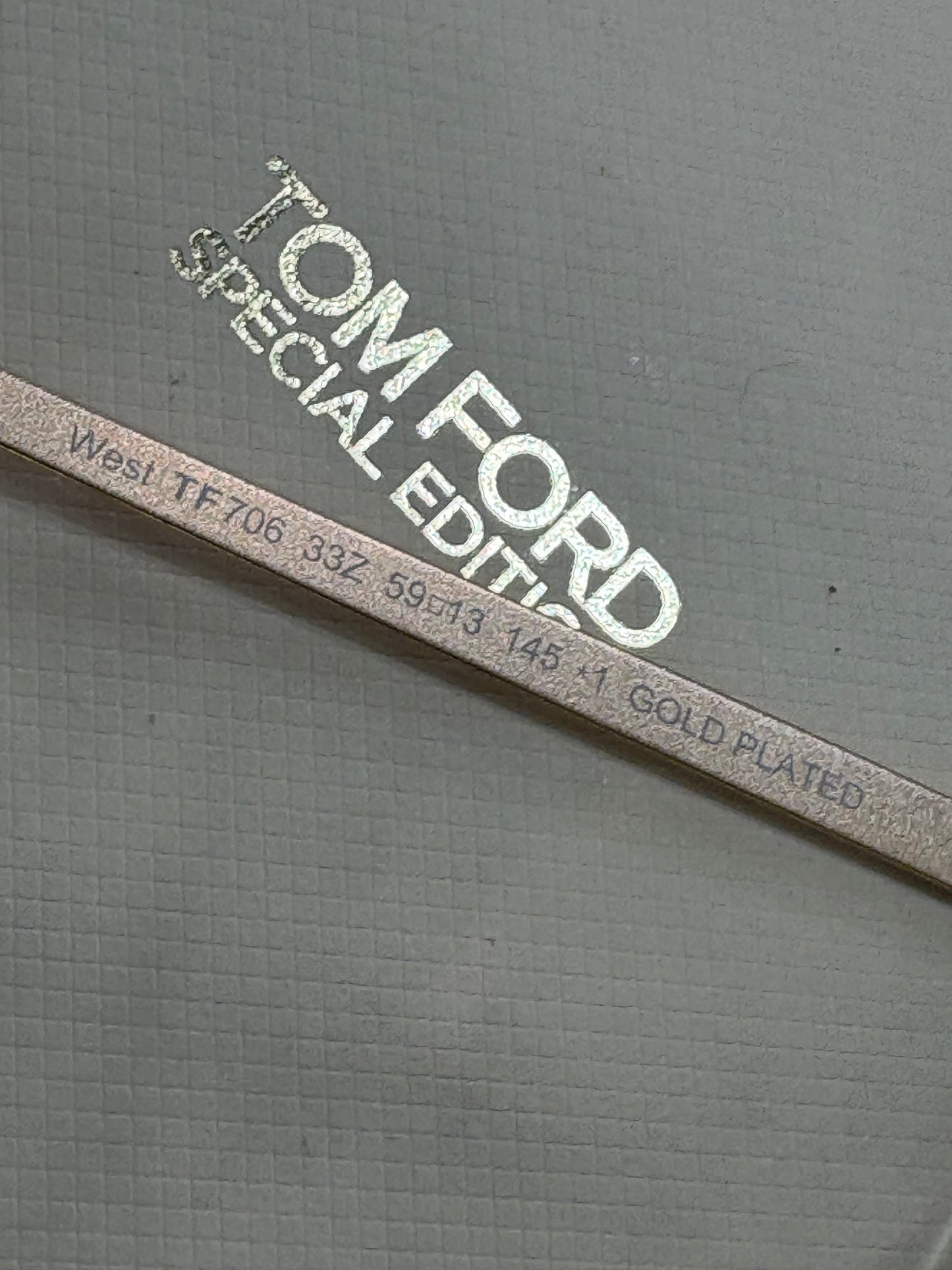 Tom Ford occhiali da sole special Edition gold plated