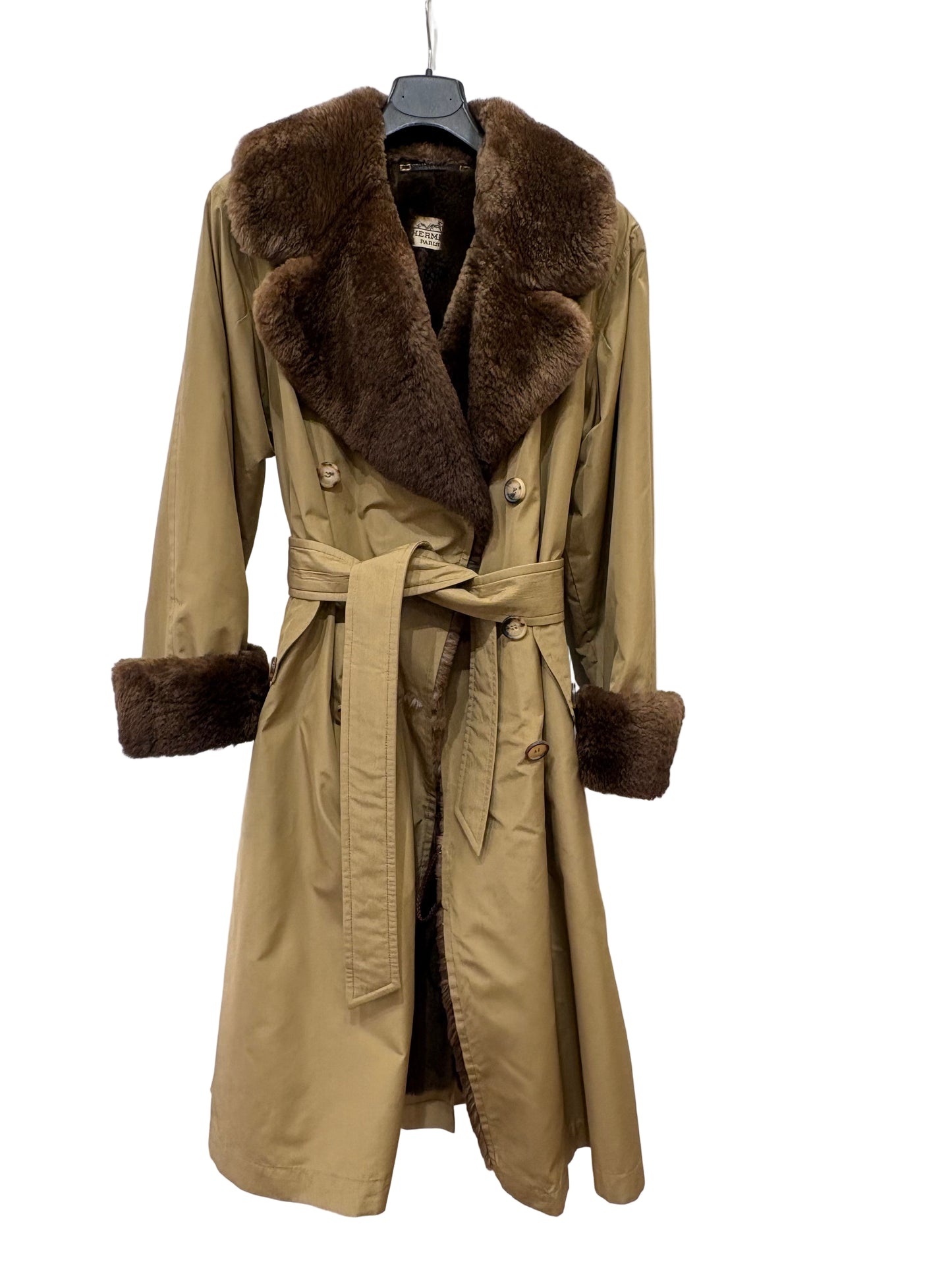 Hermès Fur Trench Coat