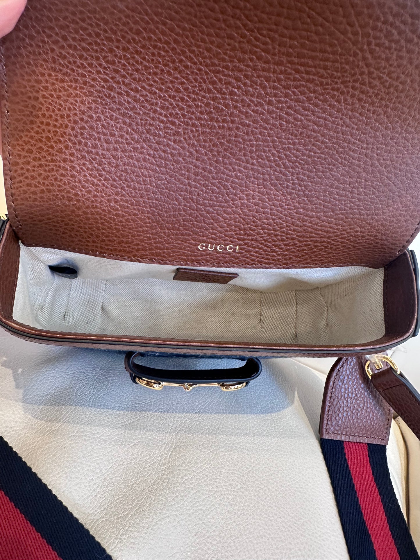 Gucci mini borsa denim 1955 nuova