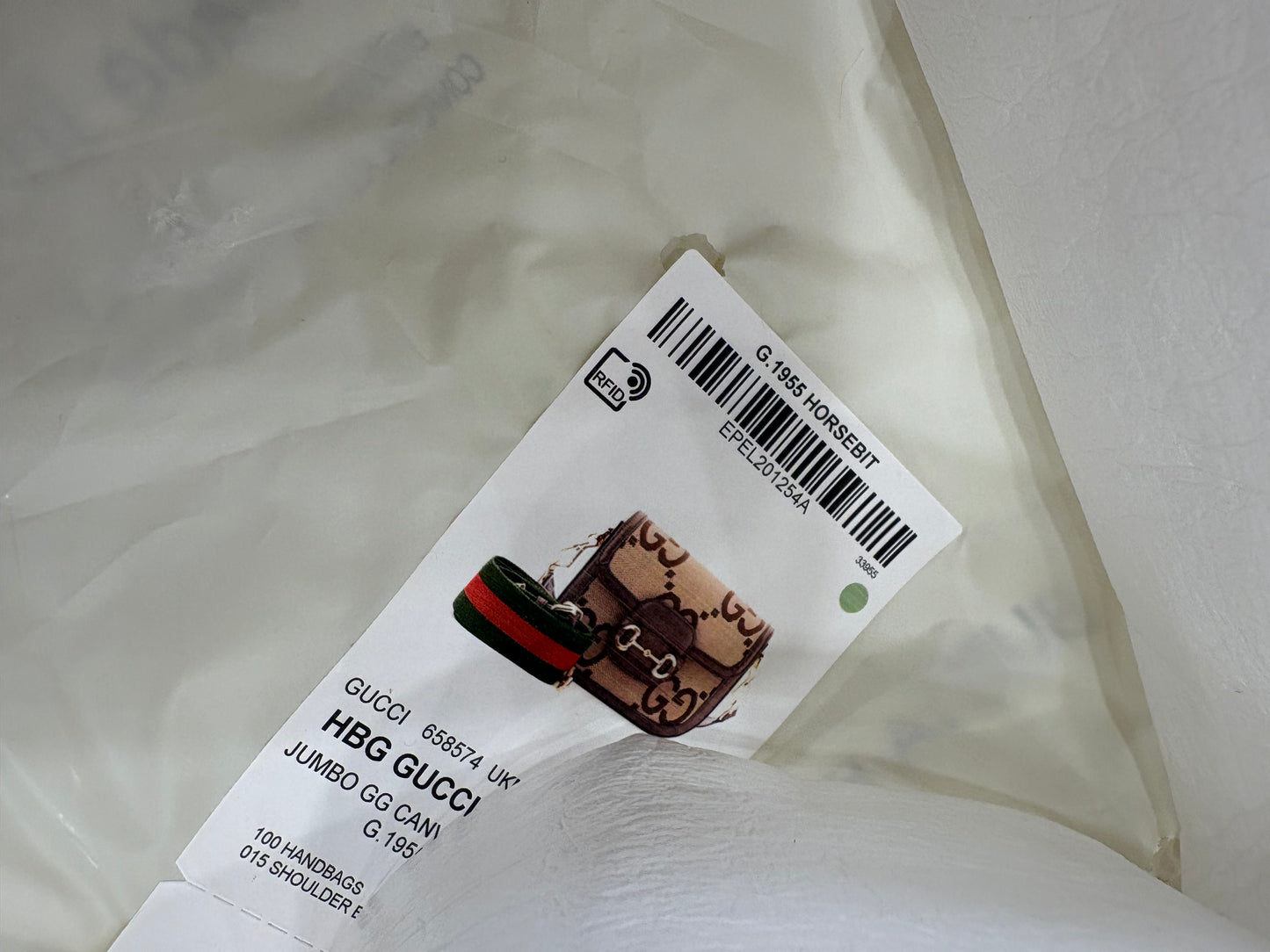 Gucci Horsebit 1955 Jumbo GG nuova