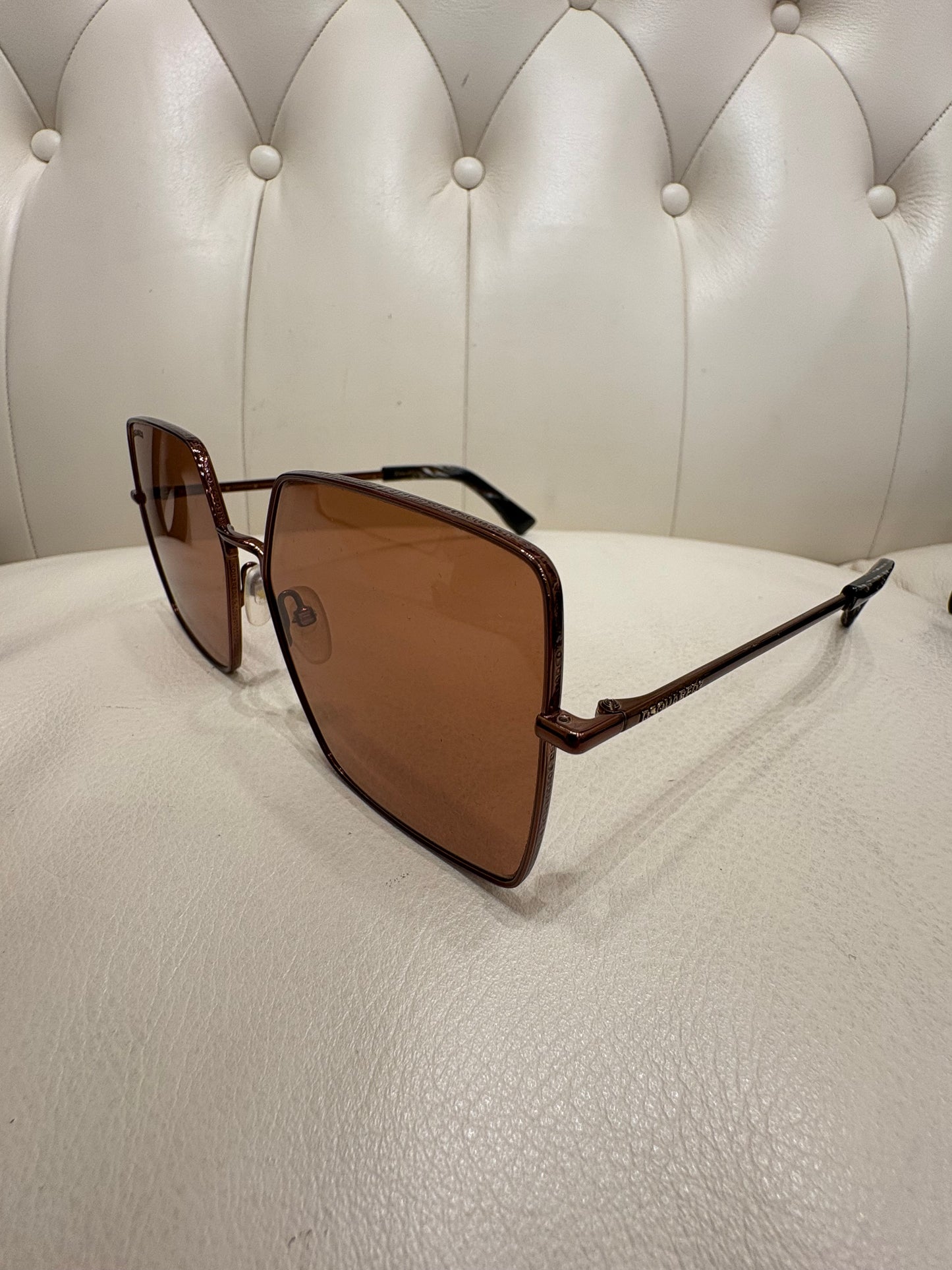 Dsquared 2 occhiali da sole metallo bronzo