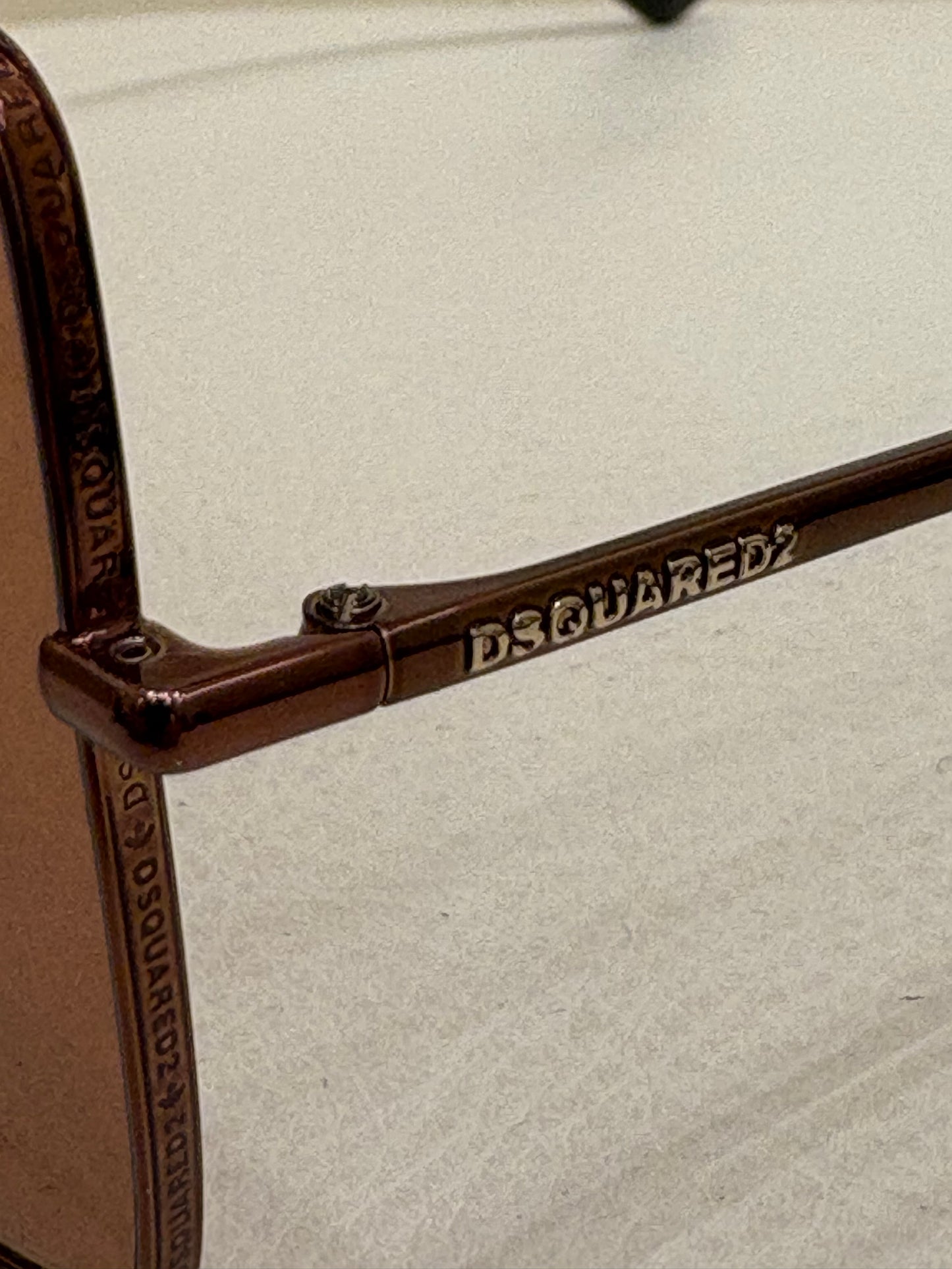 Dsquared 2 occhiali da sole metallo bronzo