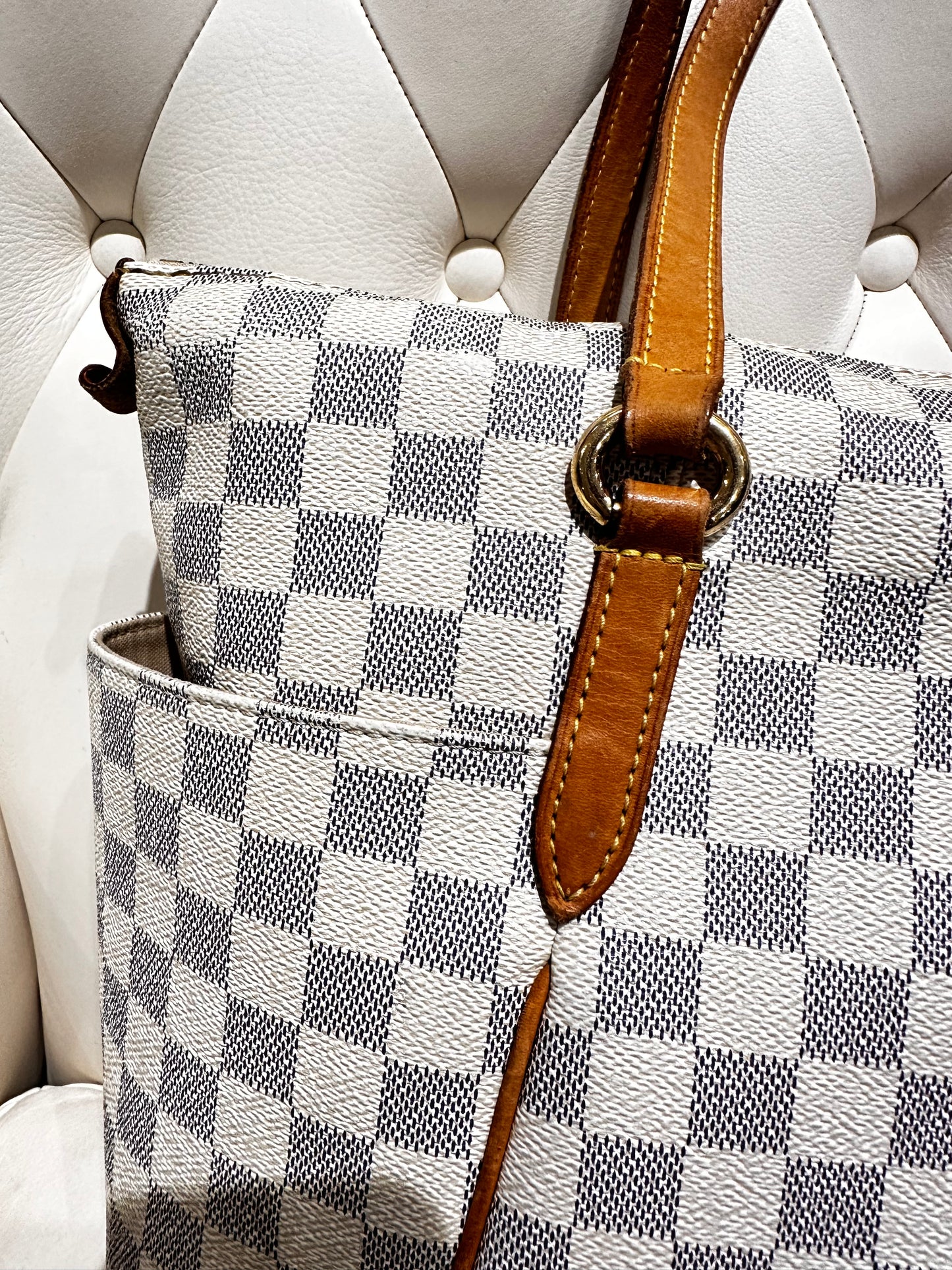 Louis Vuitton Totally in tela damier azur