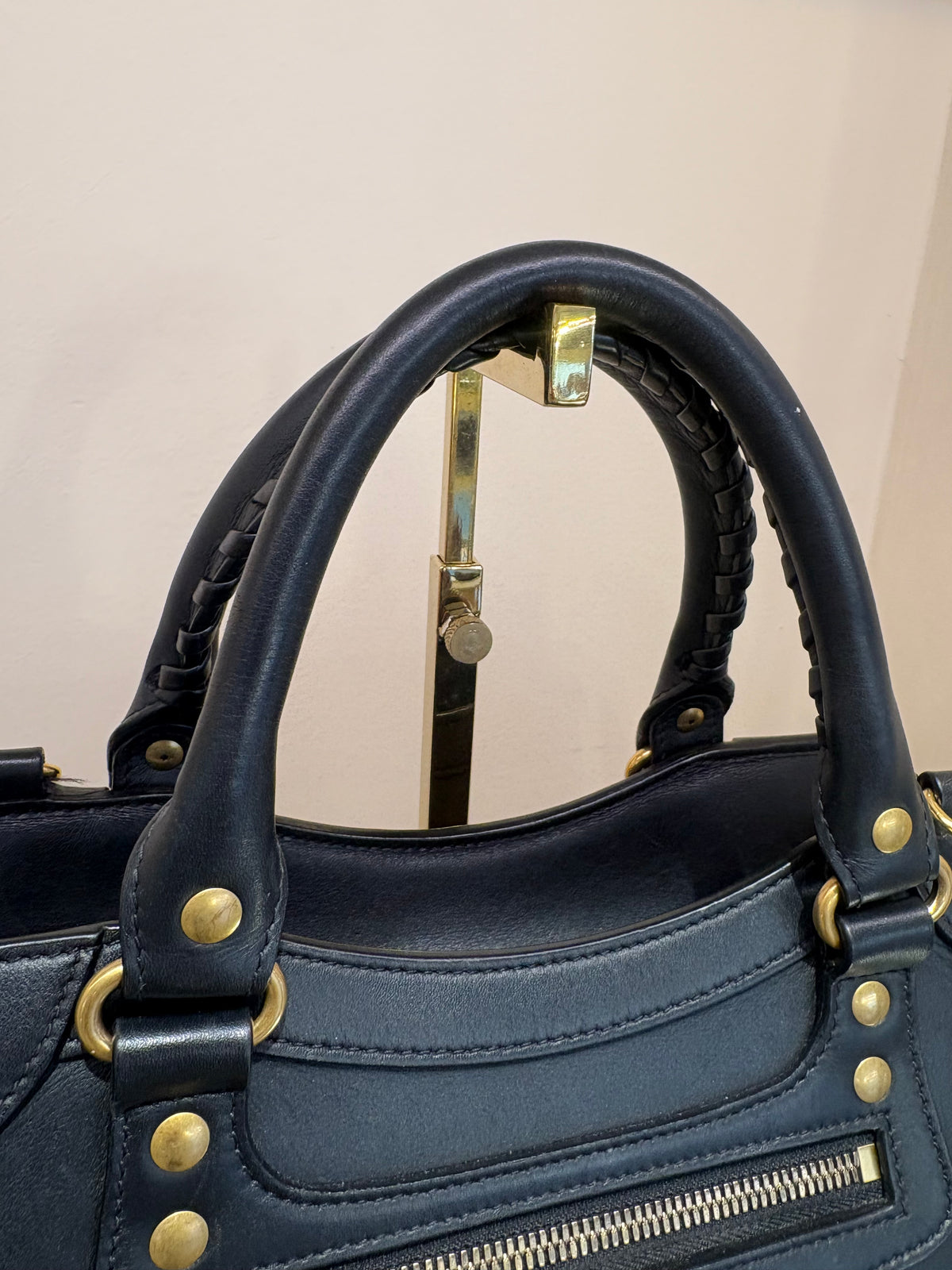 Balenciaga Borsa a Mano Neo Classic Small City in Pelle Liscia Nera
