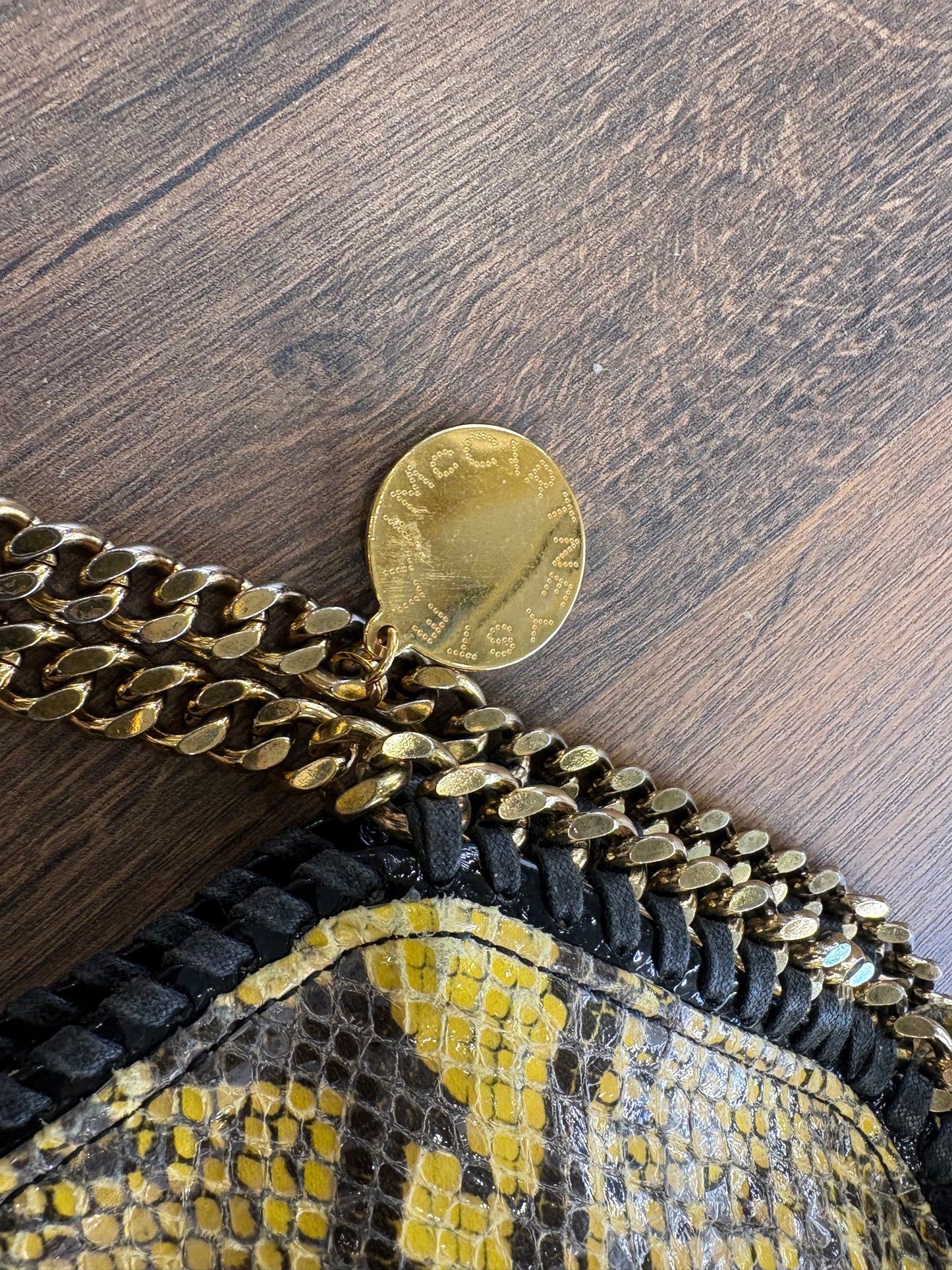 Stella McCartney borsa Falabella pitonata ( vegan leather )