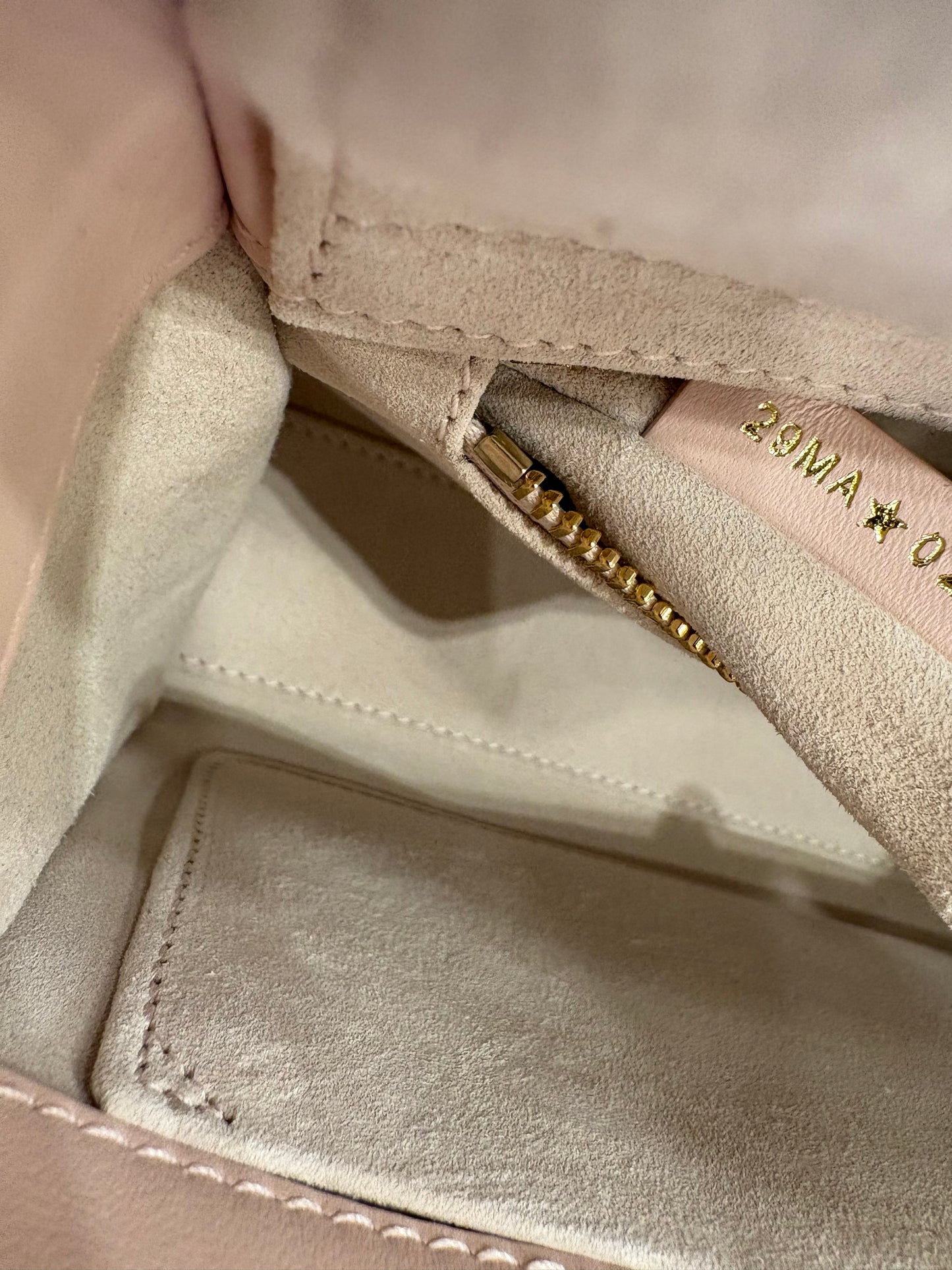 Dior Lady small in pelle cannage rosa hw gold