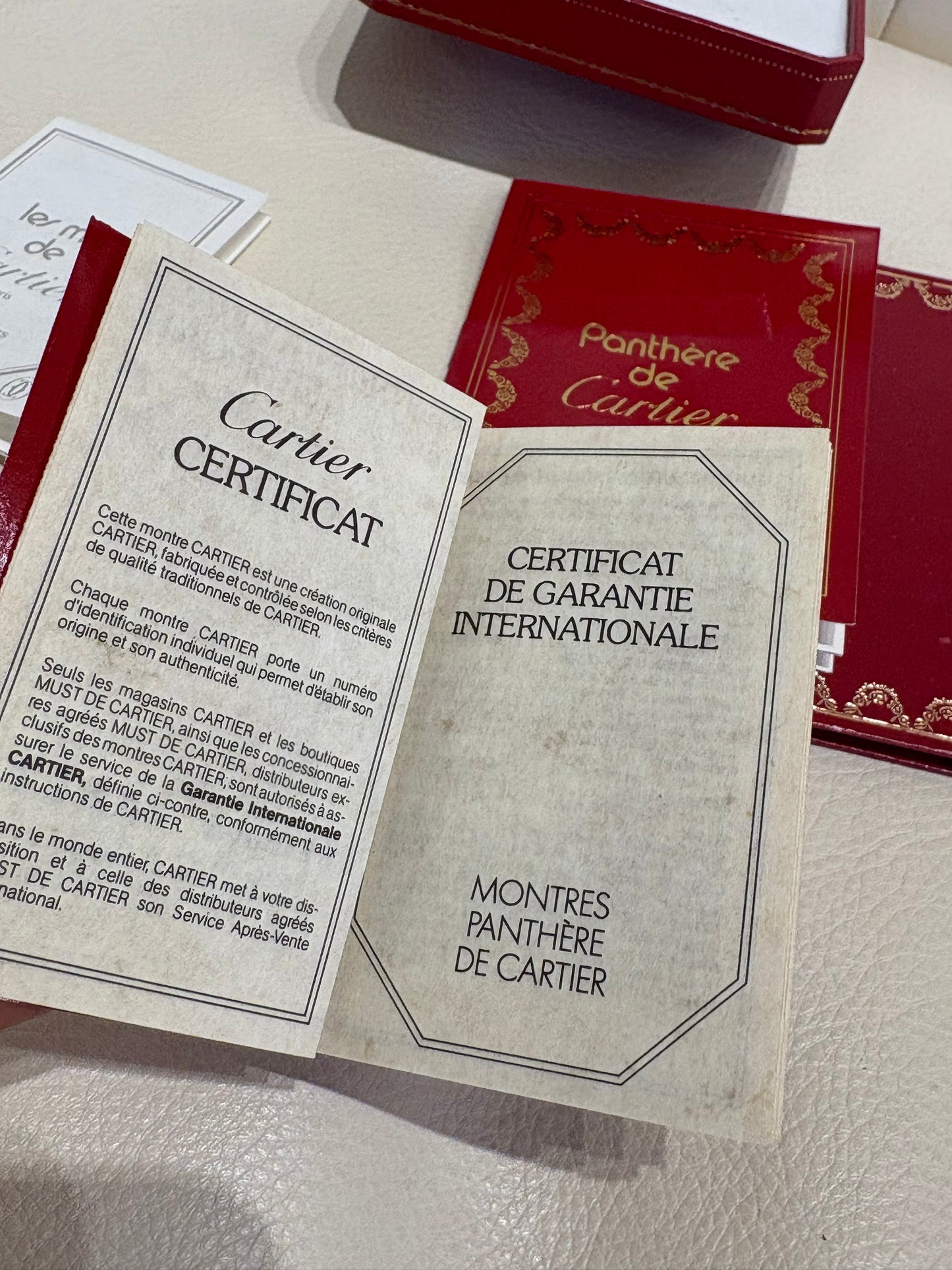 Orologio Panthère de Cartier modello piccolo