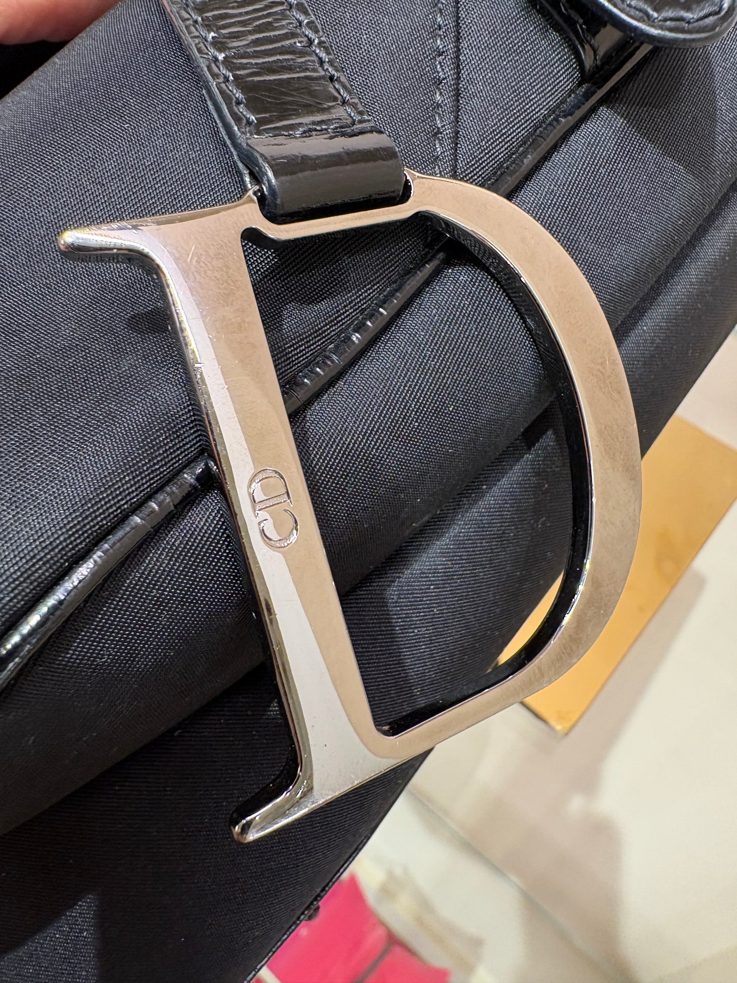 Dior Saddle in tela e pelle. Vintage